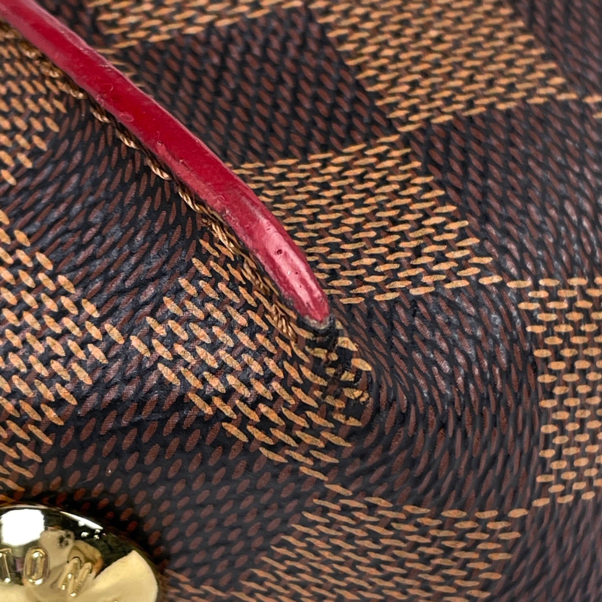 Louis Vuitton Damier Cerise Damier Canvas Red Color Handbag (Pre-Owned)