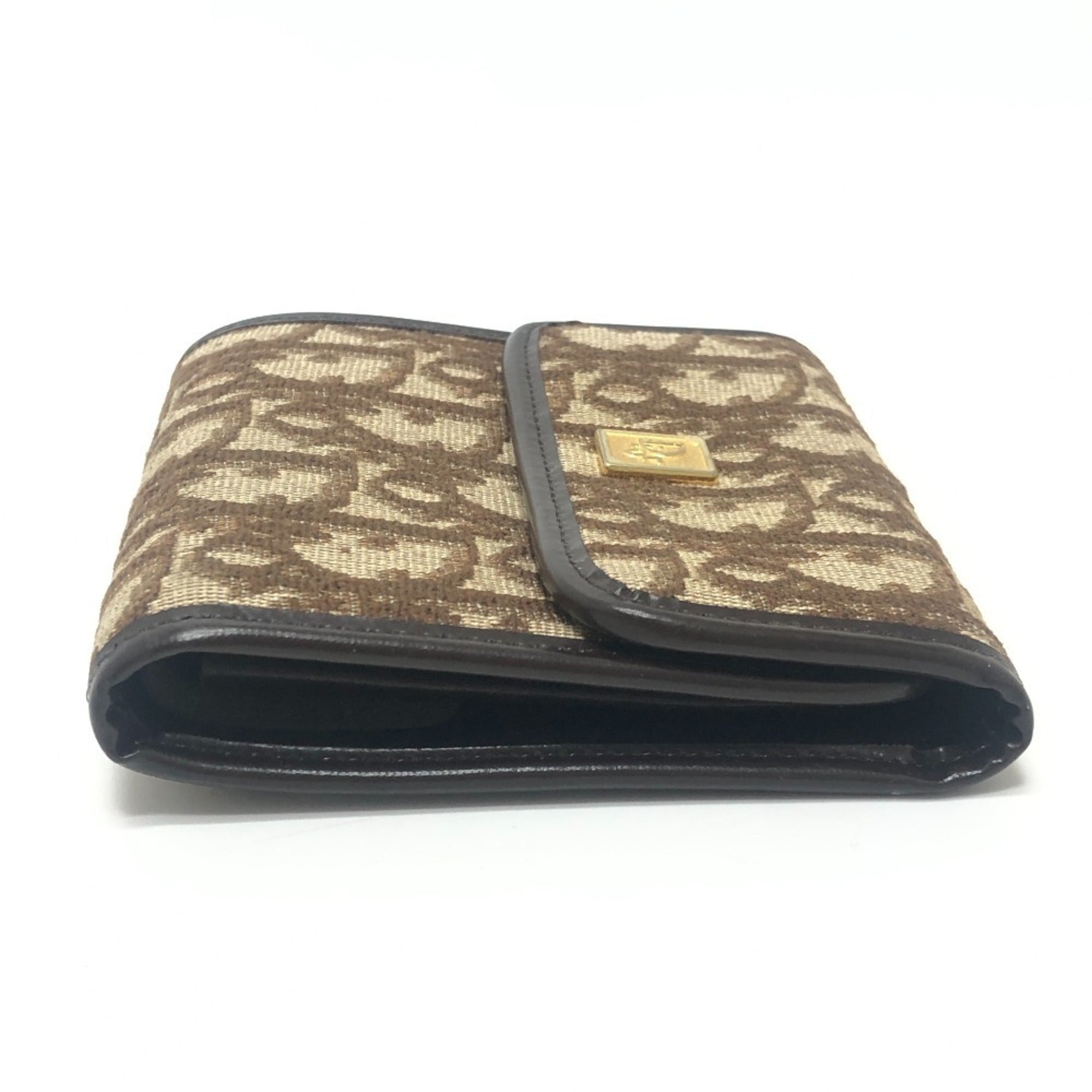 Christian Dior Brown Trotter Wallet (Tri-Fold) (Pre-Owned)