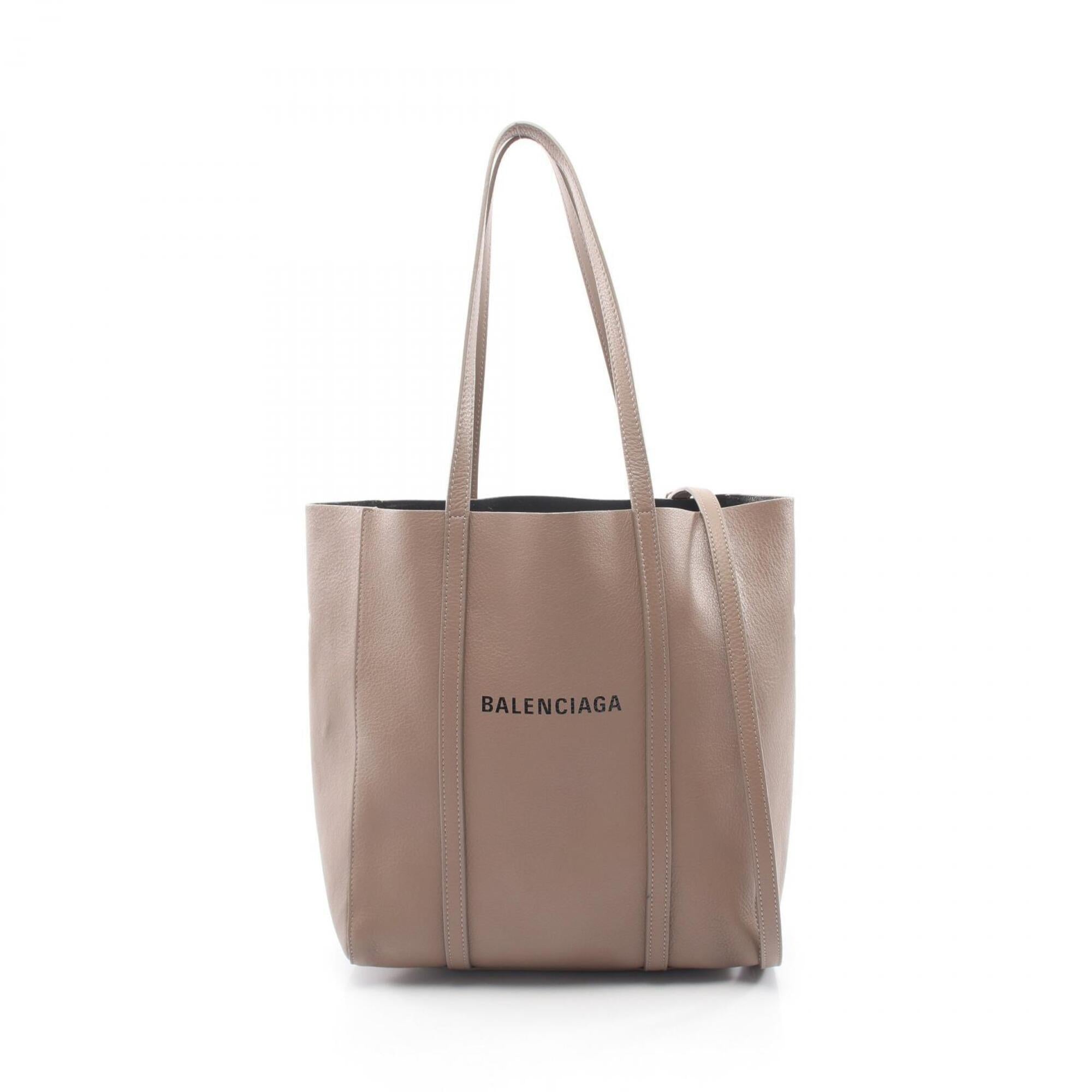 Balenciaga Beige Leather Handbag Tote Bag (Pre-Owned)