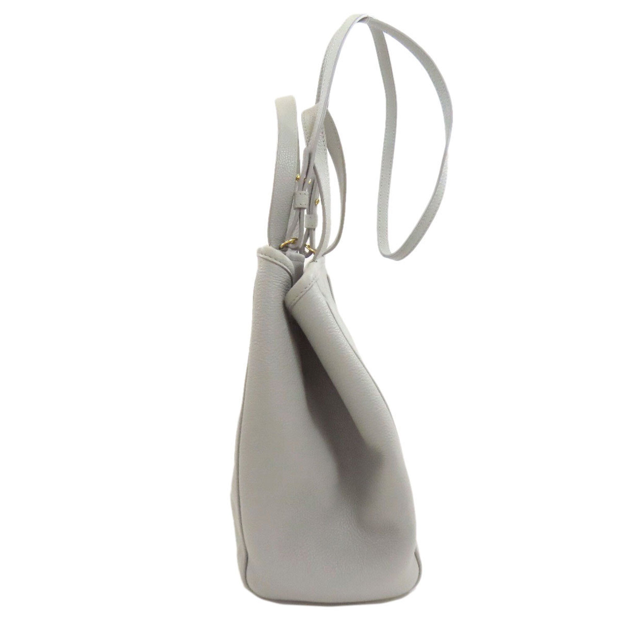 Celine Gray Leather Handbag (Pre-Owned)