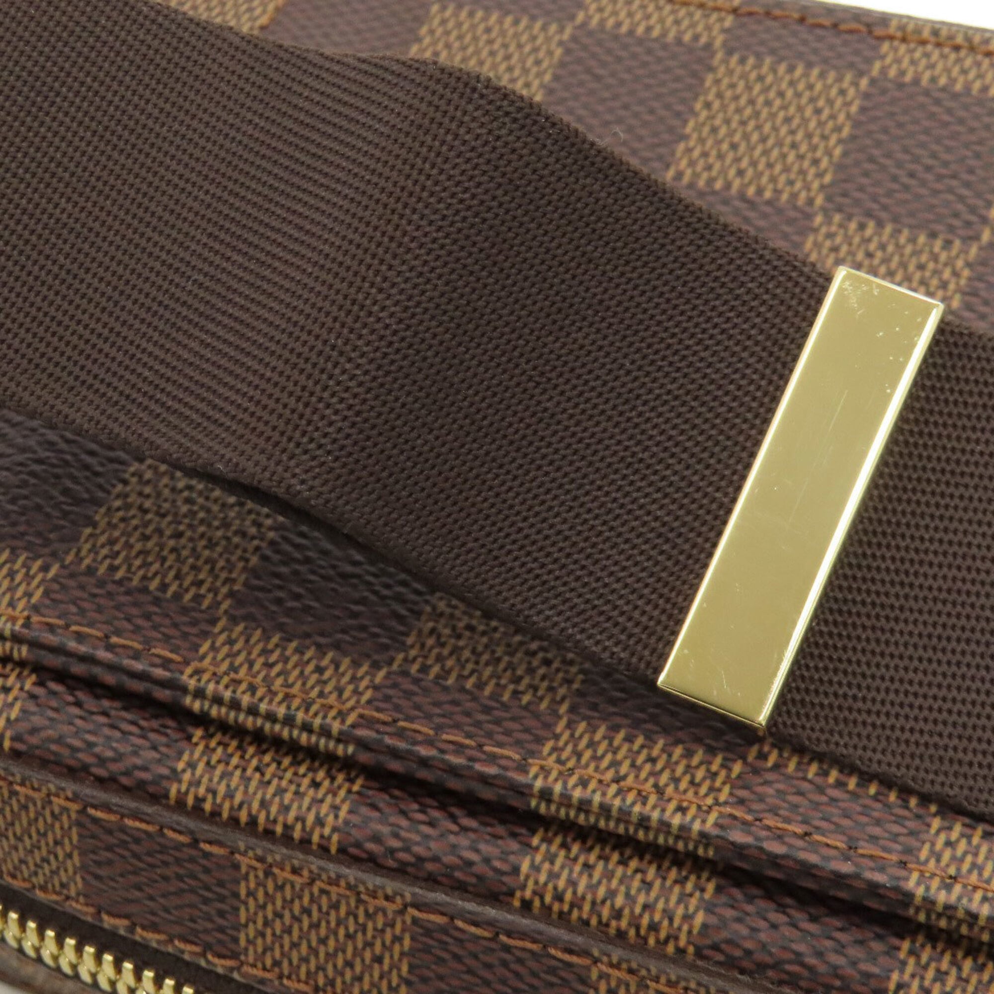 Louis Vuitton Damier Canvas Ebene Damier Canvas Sling Bag (Pre-Owned)