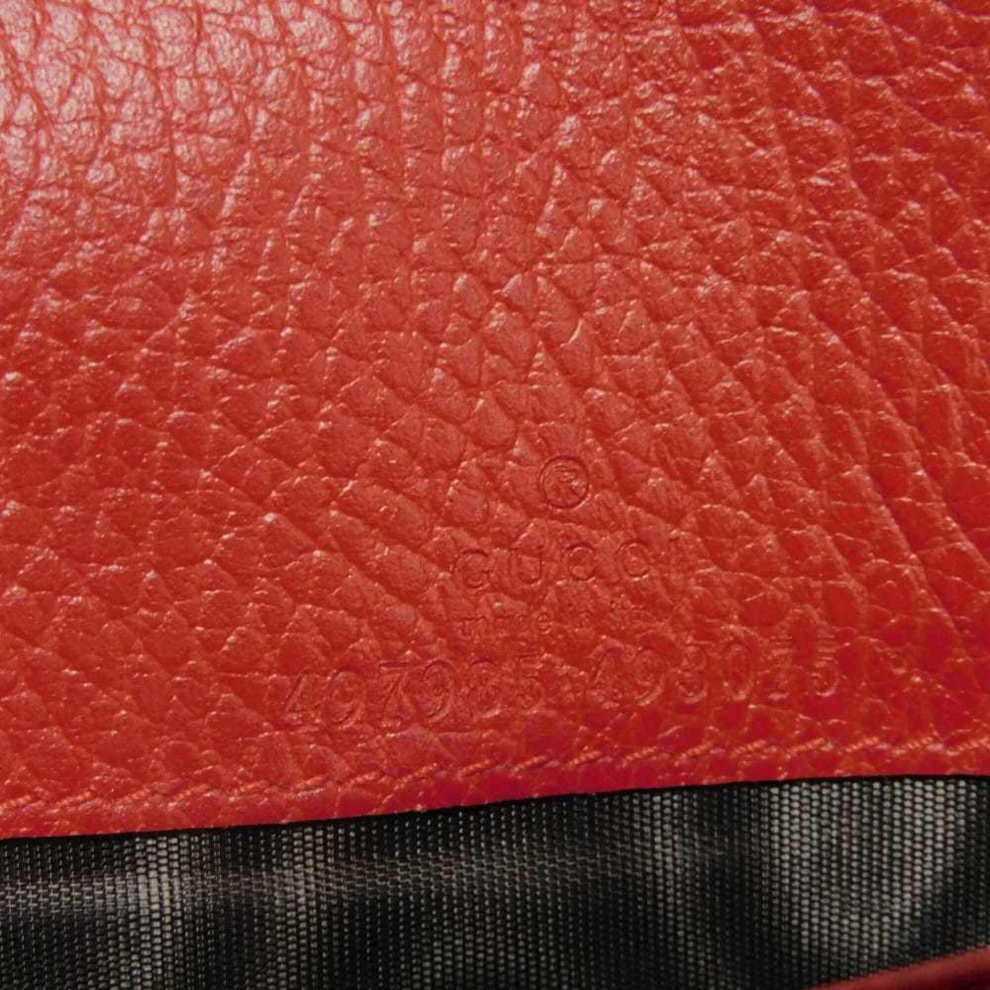 Gucci Red Color Clutch Bag Shoulder Bag (Pre-Owned)