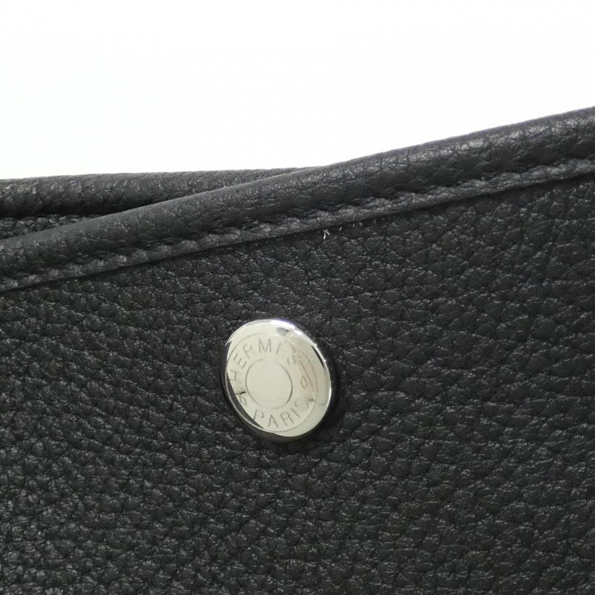 Hermes Black Negonda Leather Handbag (Pre-Owned)