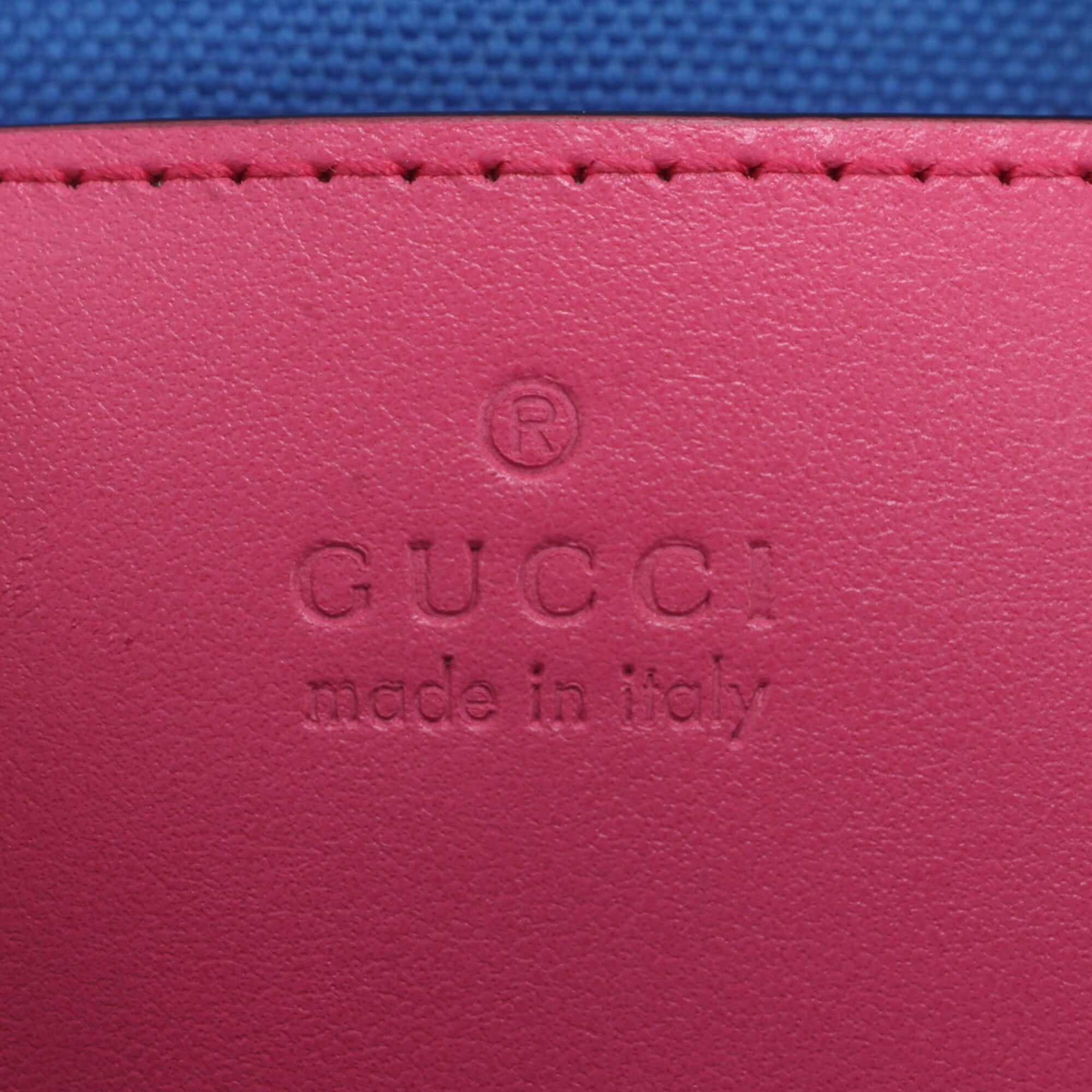Gucci Pink Leather Boston Bag Shoulder Bag (Pre-Owned)
