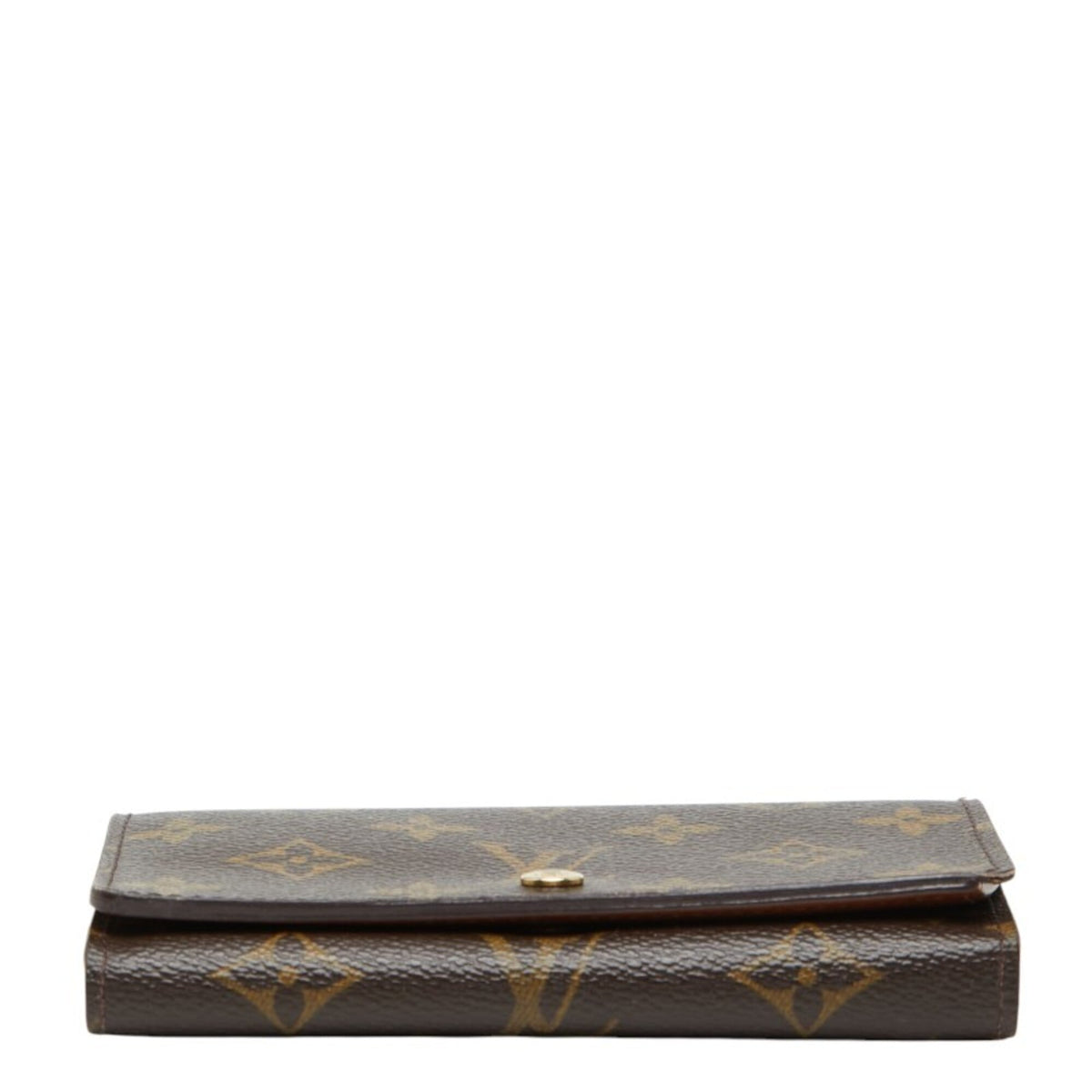 Louis Vuitton Brown Pvc Leather Long Wallet (Bi-Fold) (Pre-Owned)