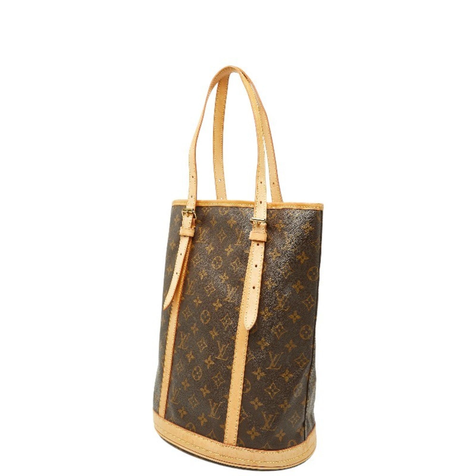 Louis Vuitton Brown Pvc Leather Shoulder Bag Tote Bag (Pre-Owned)