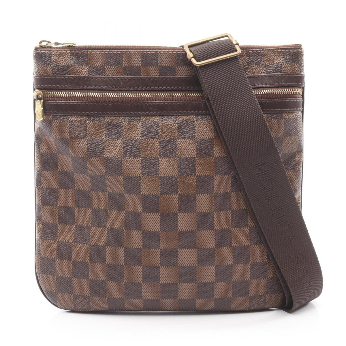 Louis Vuitton Brown Damier Canvas Damier Canvas Handbag Pochette Shoulder Bag (Pre-Owned)