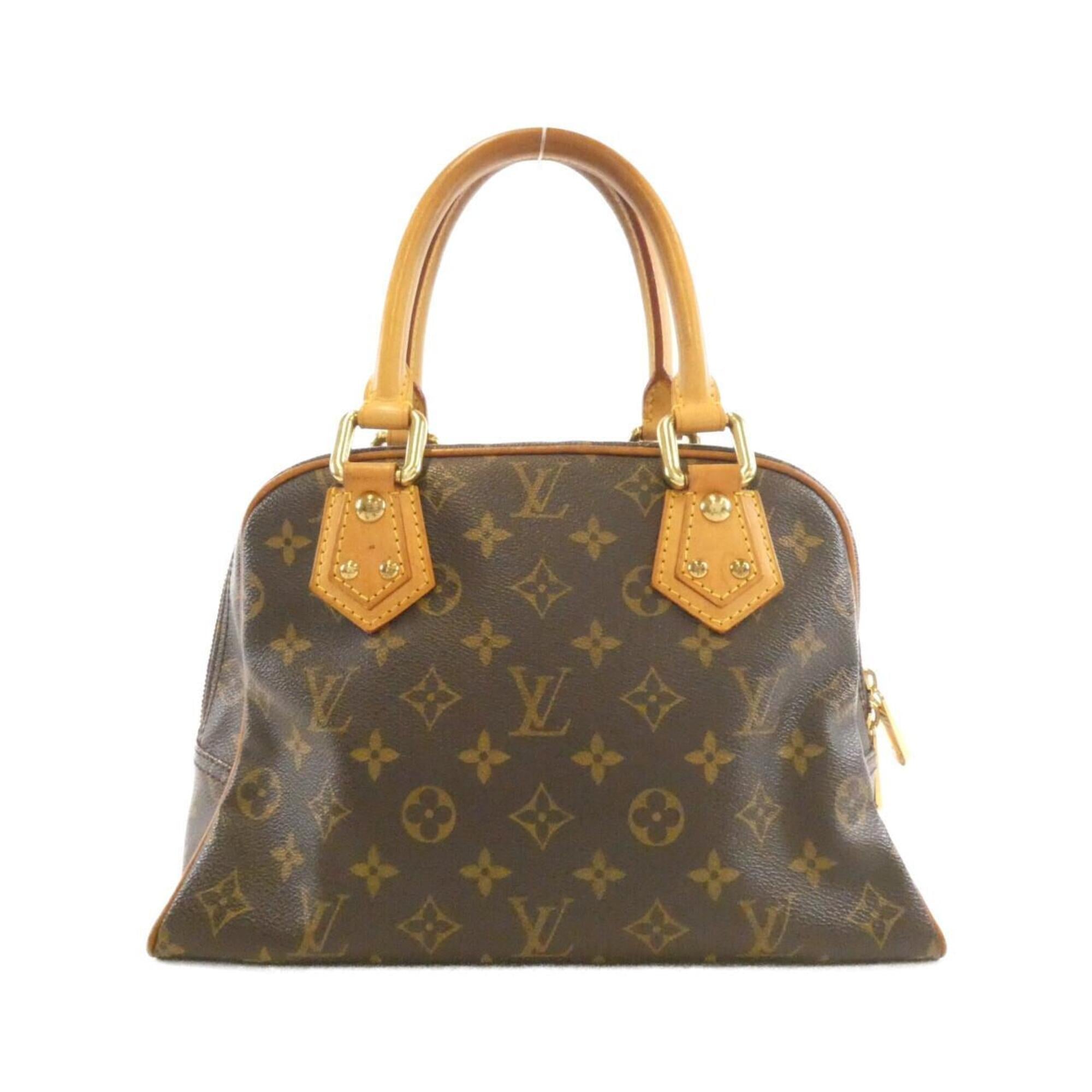 Louis Vuitton Marron Monogram Coated Canvas Handbag (Pre-Owned)