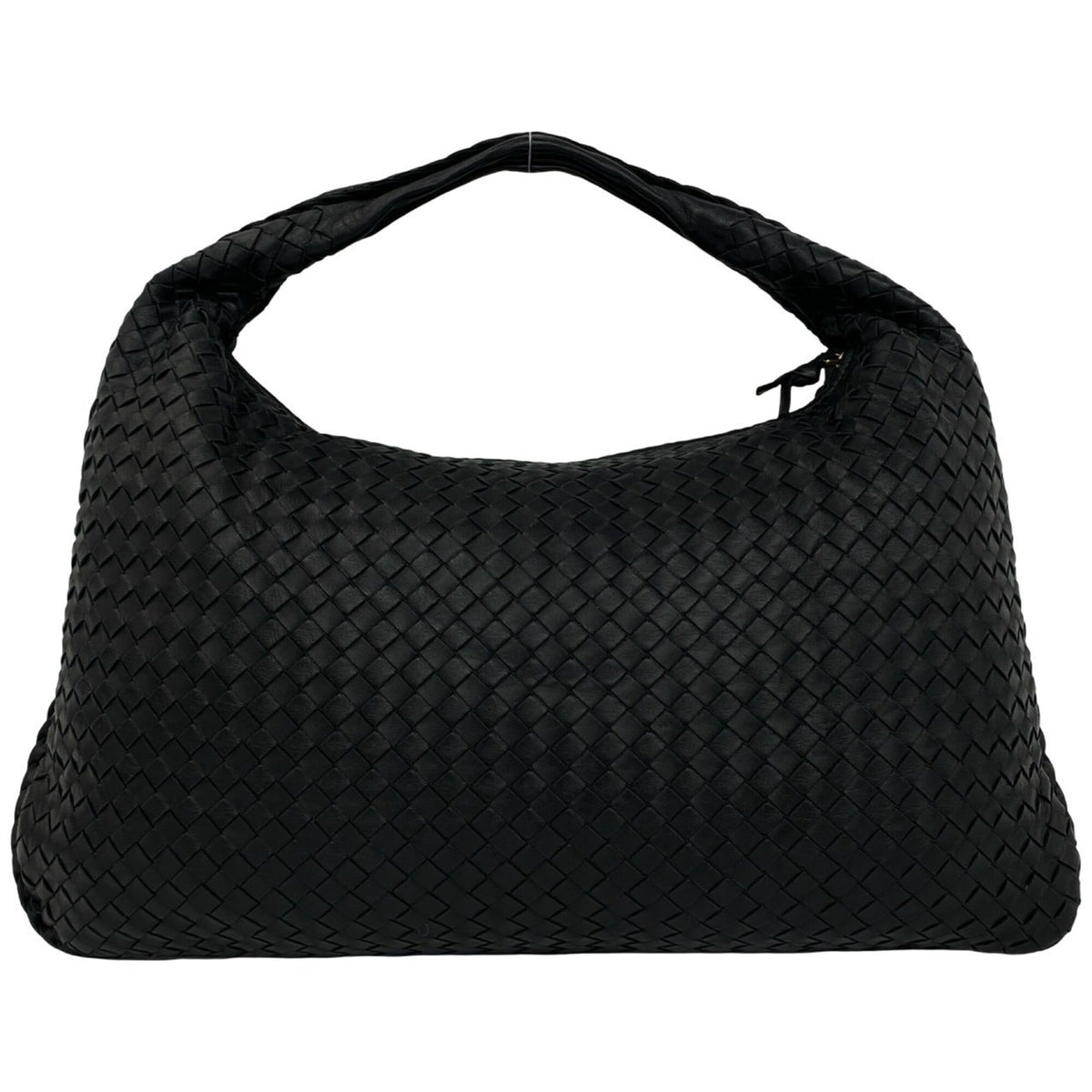 Bottega Veneta Black Leather Handbag Tote Bag (Pre-Owned)