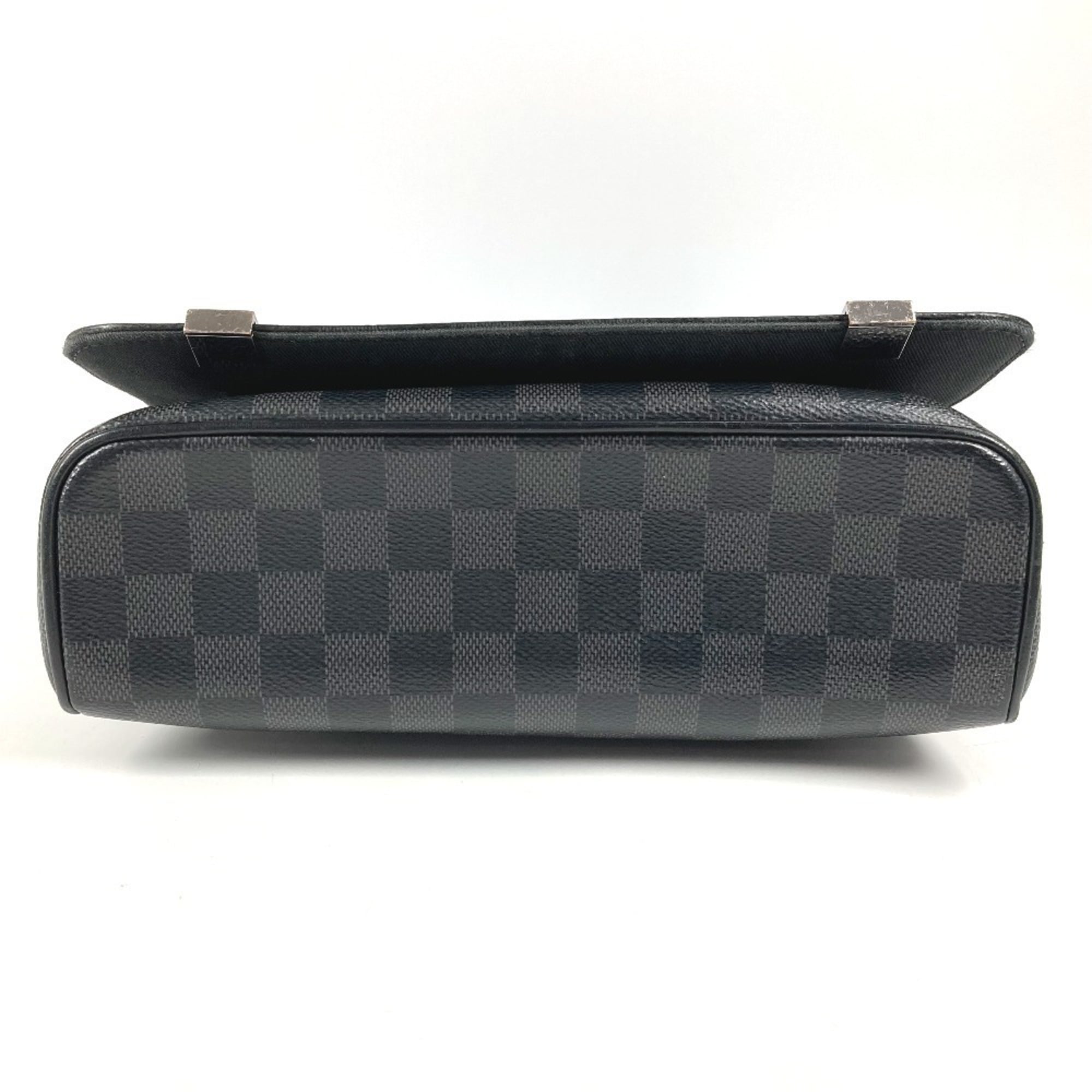 Louis Vuitton Damier Graphite Black Damier Graphite Shoulder Bag (Pre-Owned)