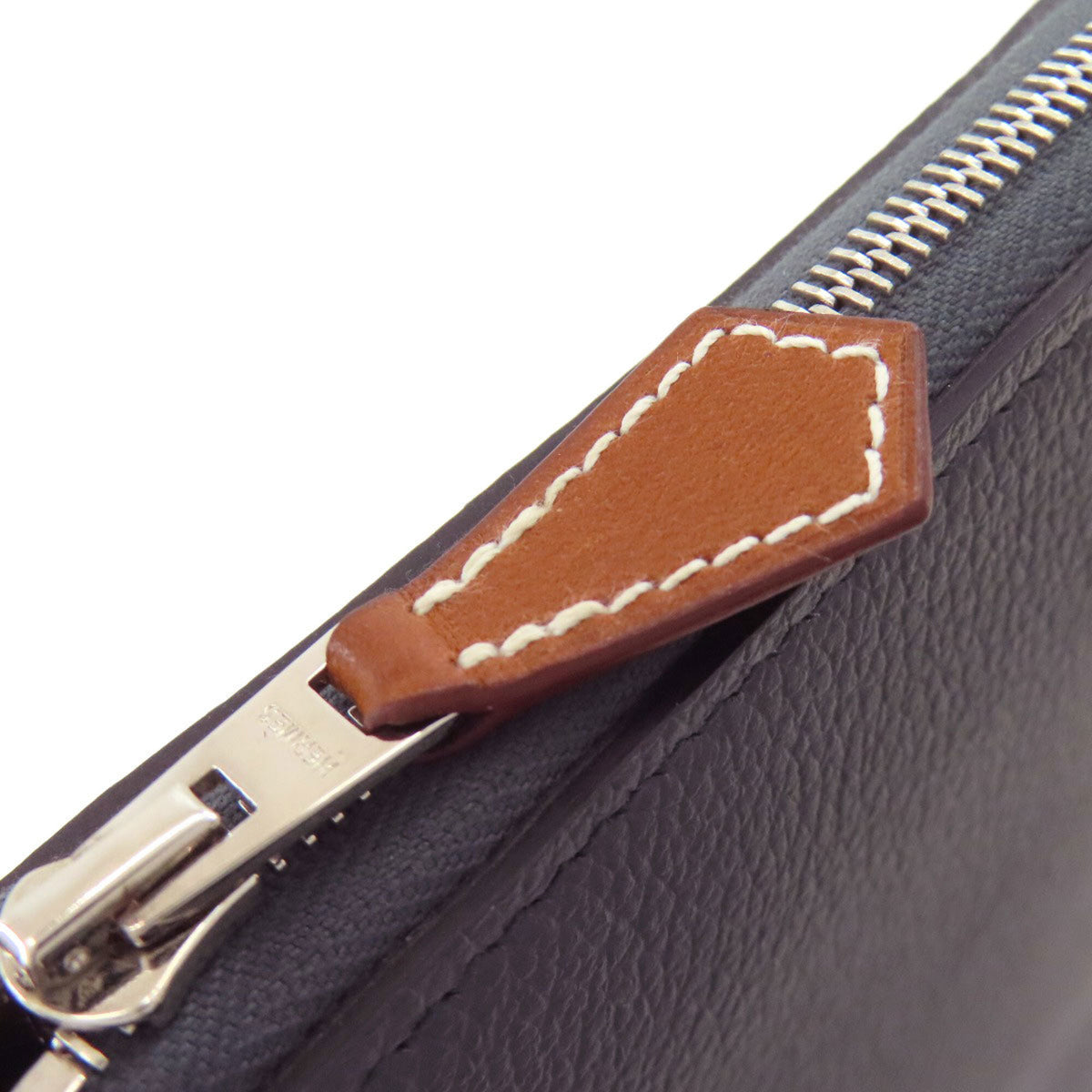 Hermes Gray Epsom Leather Long Wallet (Bi-Fold) (Pre-Owned)