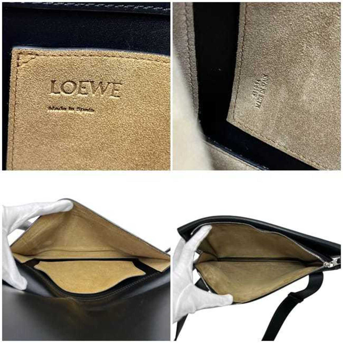 Loewe Black Leather Shoulder Bag (Pre-Owned)