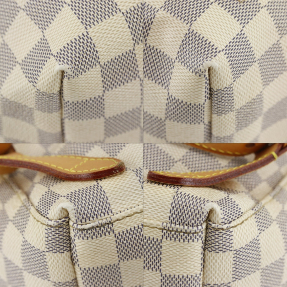 Louis Vuitton White Damier Azur Backpack (Pre-Owned)