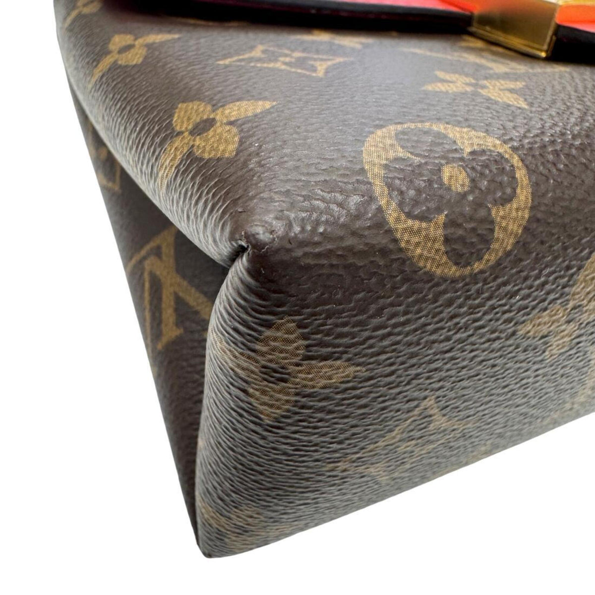Louis Vuitton Monogram Brown Coquelicots Monogram Monogram Handbag Shoulder Bag (Pre-Owned)