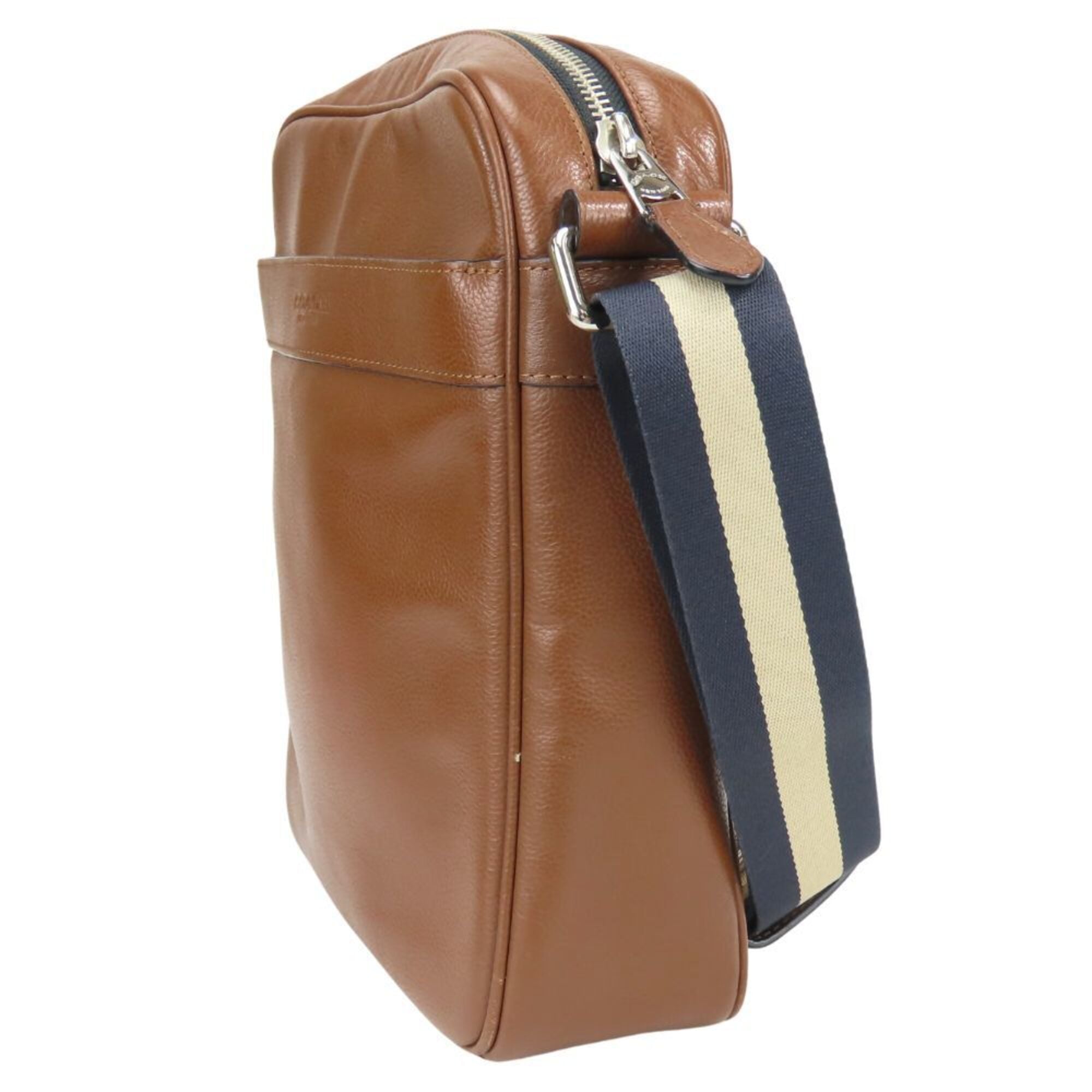 Coach Brown Leather Shoulder Bag (Pre-Owned)