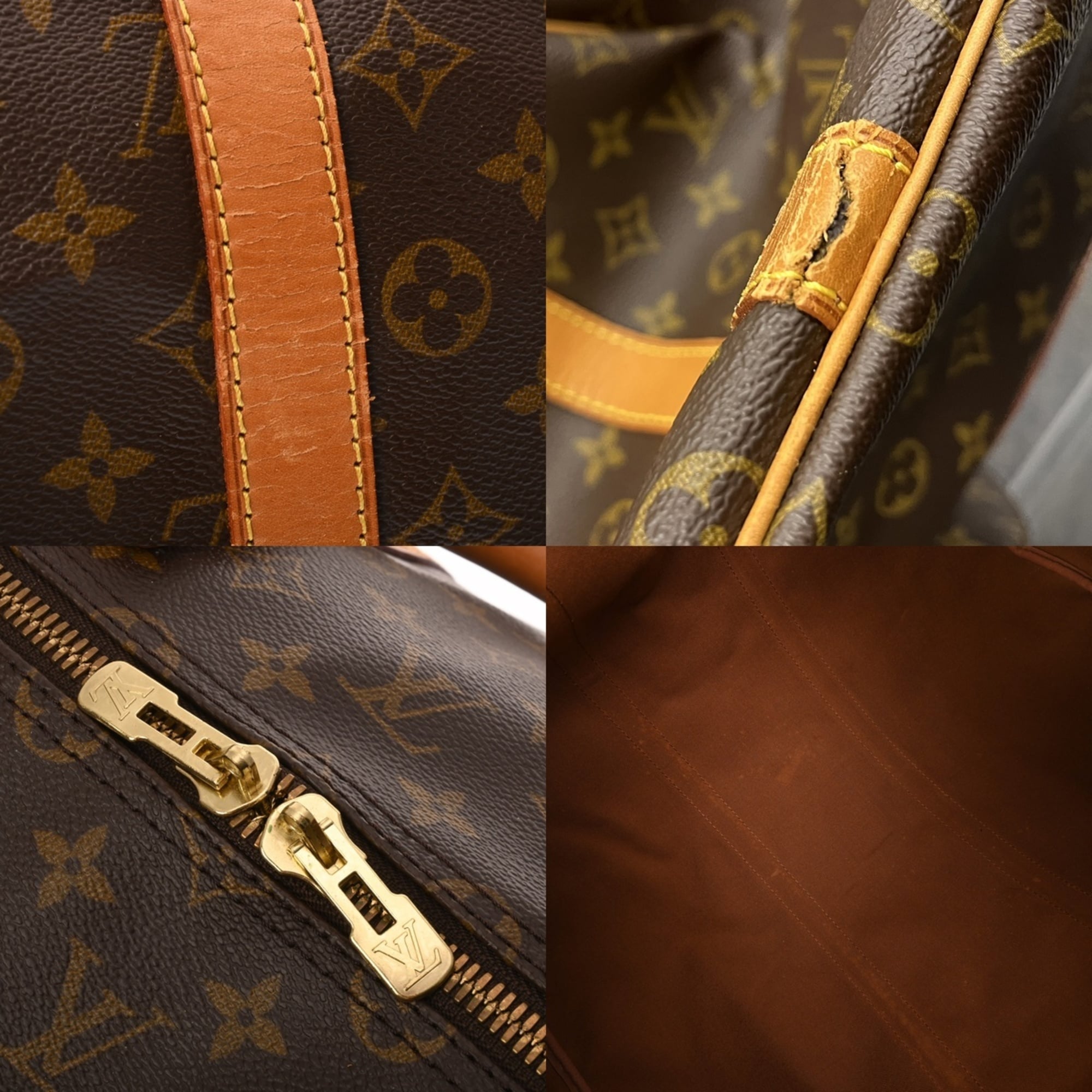 Louis Vuitton Monogram Brown Monogram Boston Bag (Pre-Owned)