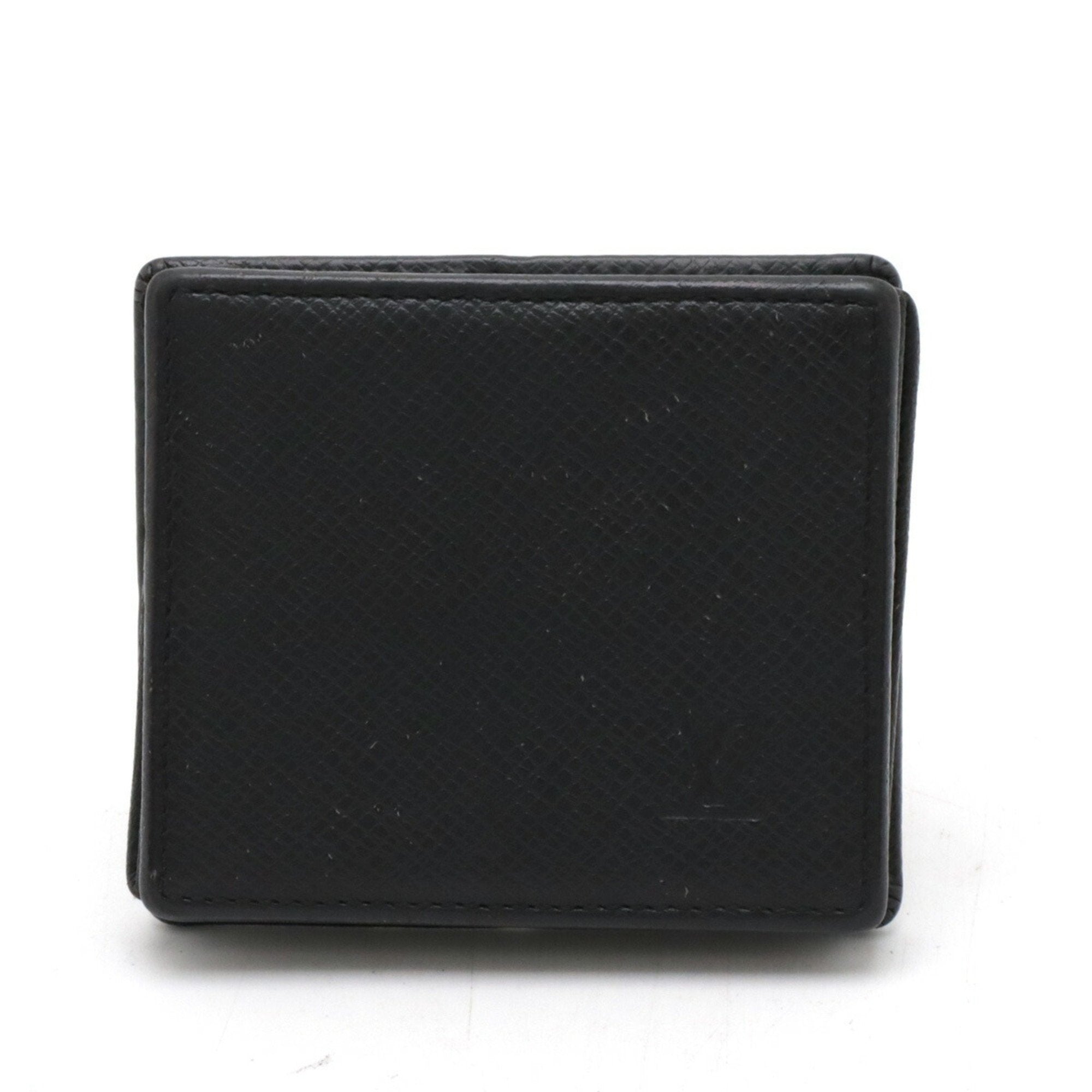 Louis Vuitton Taiga Ardoise Taiga Leather Coin Purse/Coin Case (Pre-Owned)