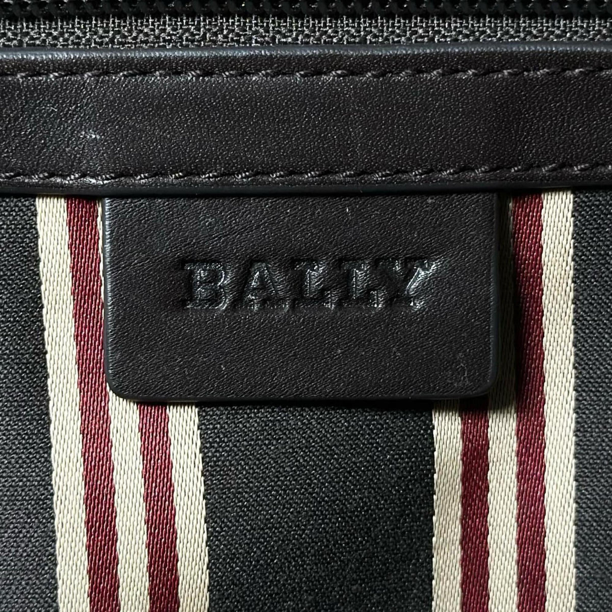 Bally Dark Brown Leather Briefcase Tote Bag (Pre-Owned)