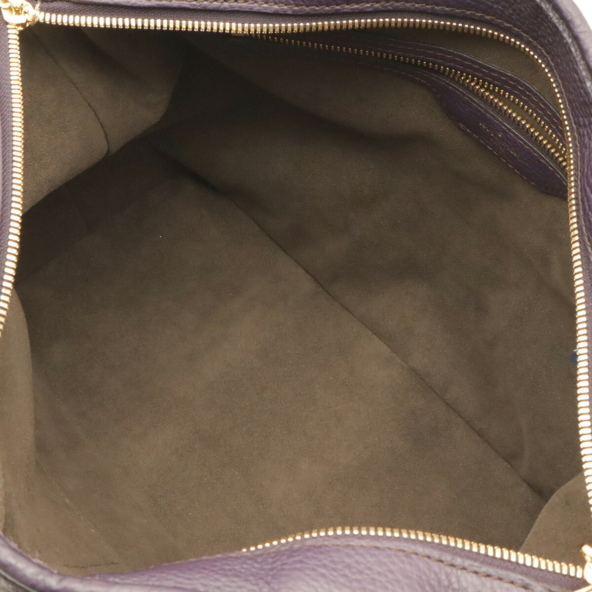 Louis Vuitton Purple Mahina Leather Handbag Shoulder Bag Tote Bag (Pre-Owned)