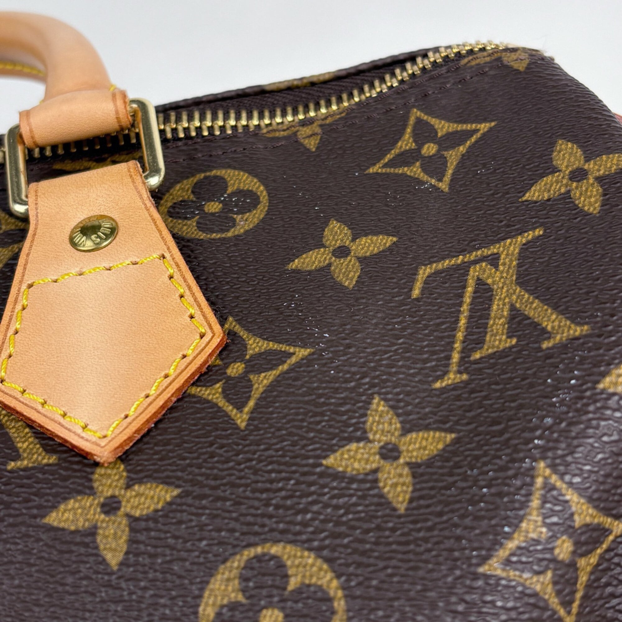 Louis Vuitton Brown Monogram Boston Bag Handbag (Pre-Owned)