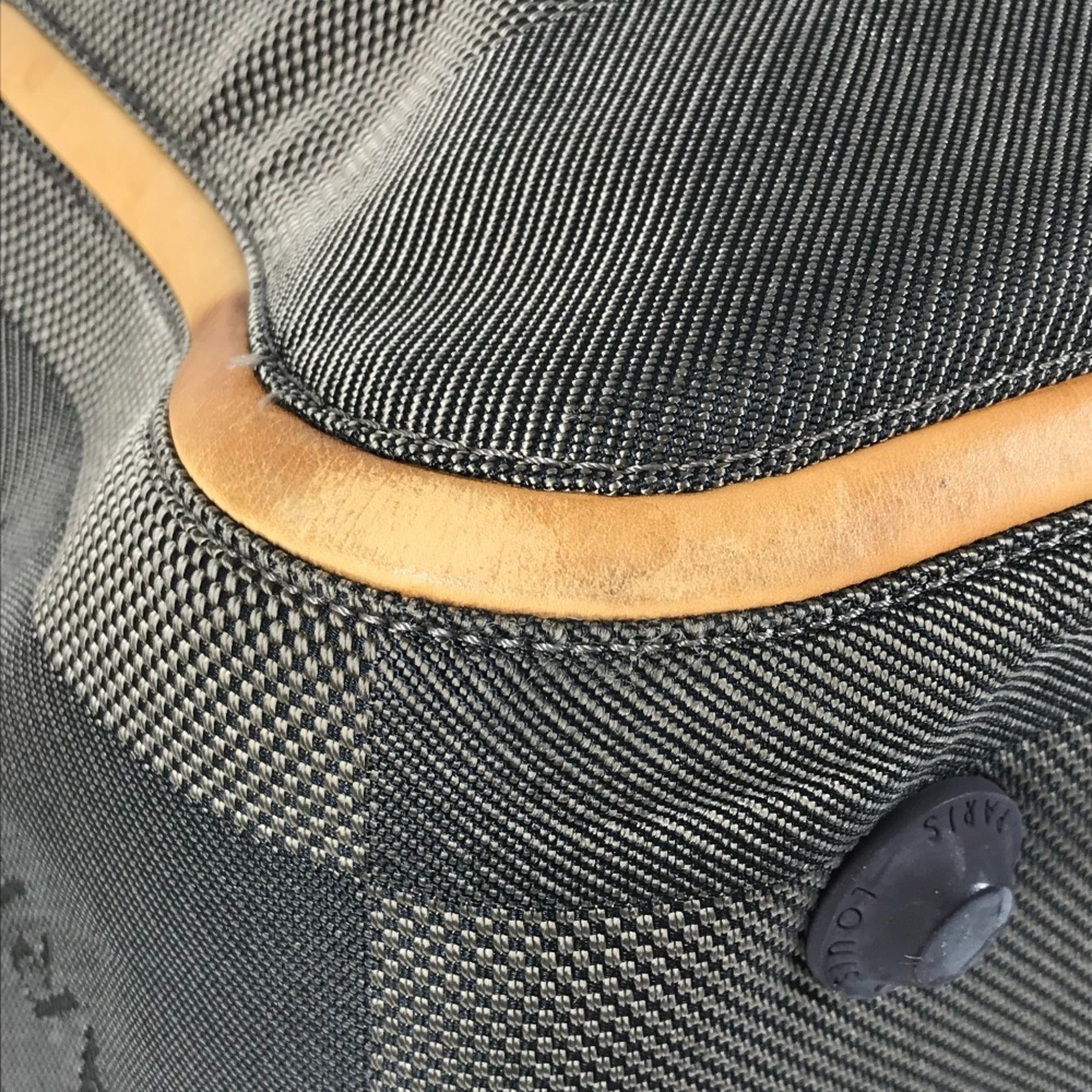 Louis Vuitton Earth Khaki Damier Geant Canvas Boston Bag Shoulder Bag (Pre-Owned)