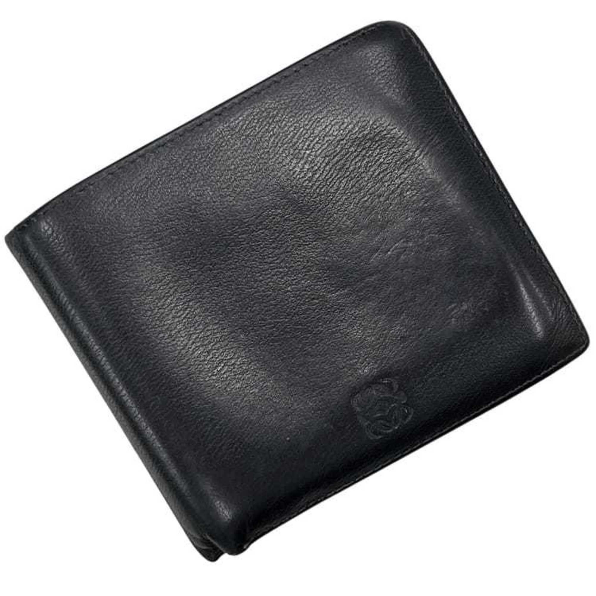 Loewe Black Leather Wallet (Bi-Fold) (Pre-Owned)