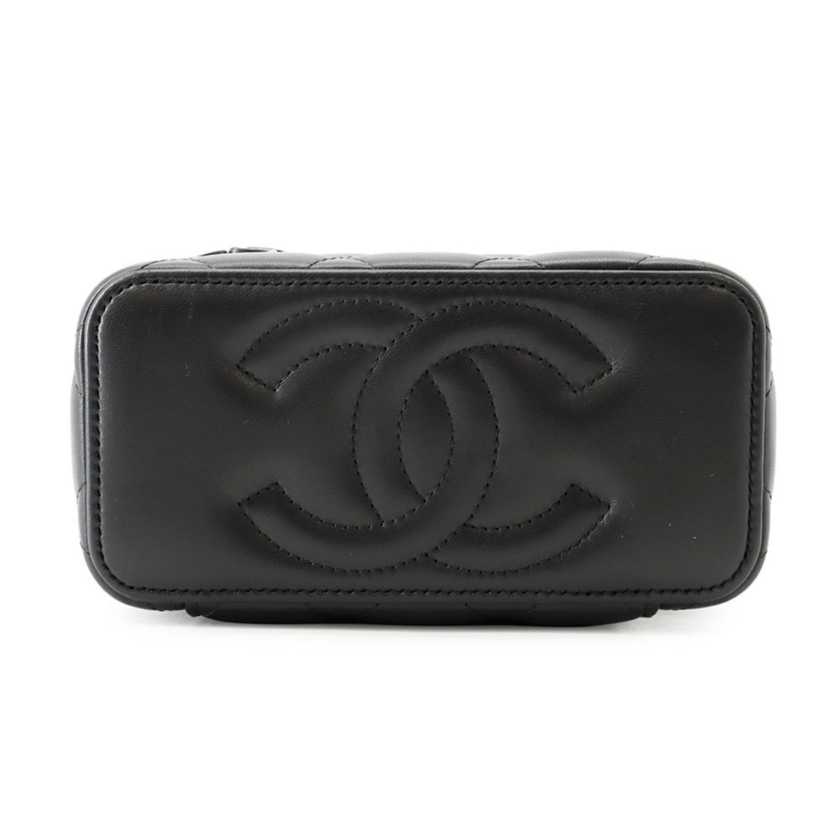 Chanel Black Quilting Handbag Shoulder Bag (Pre-Owned)