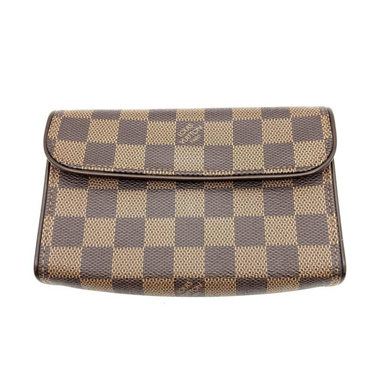Louis Vuitton Brown Damier Canvas Pochette Sling Bag (Pre-Owned)
