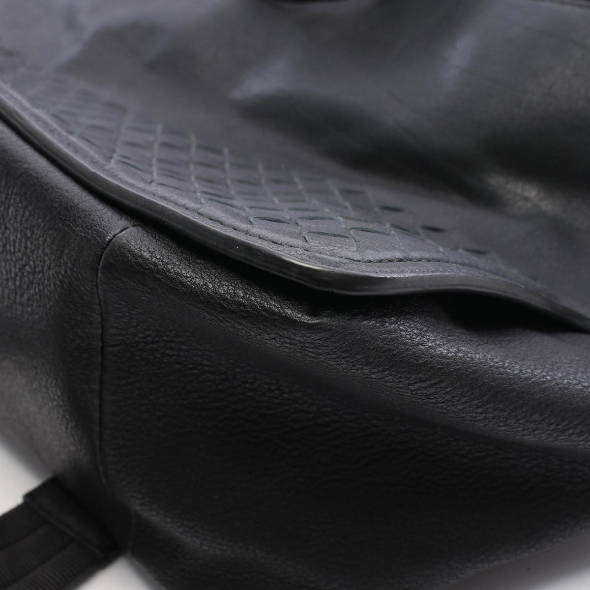 Bottega Veneta Black Intrecciato Handbag (Pre-Owned)
