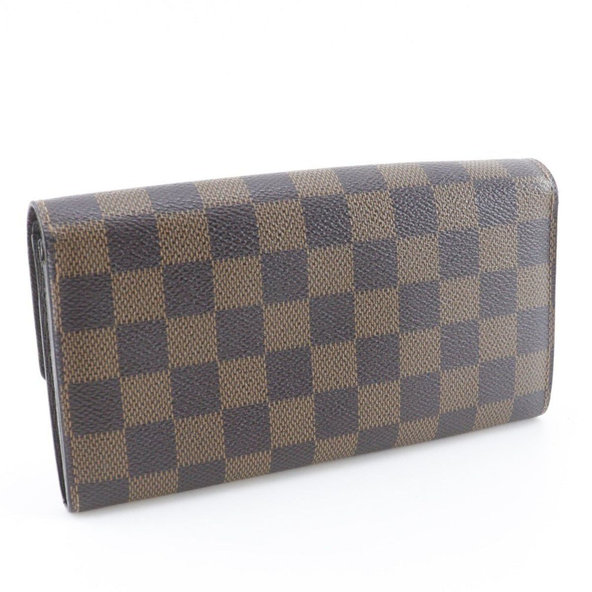 Louis Vuitton Damier Brown Damier Canvas Long Wallet (Bi-Fold) (Pre-Owned)