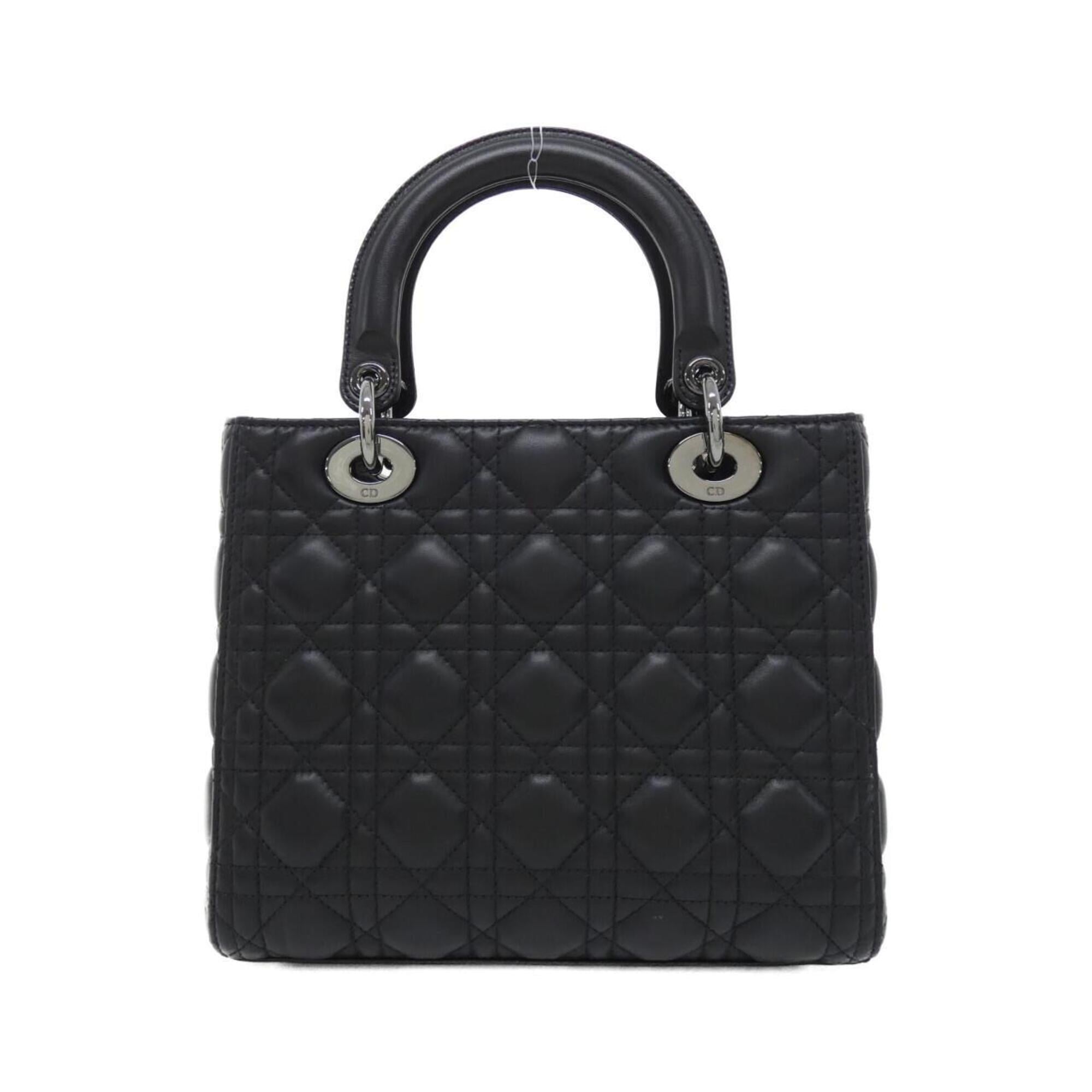 Christian Dior Black Leather Handbag (Pre-Owned)