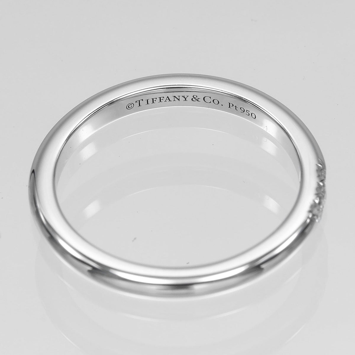 Tiffany Platinum 950 Band Ring (Pre-Owned)