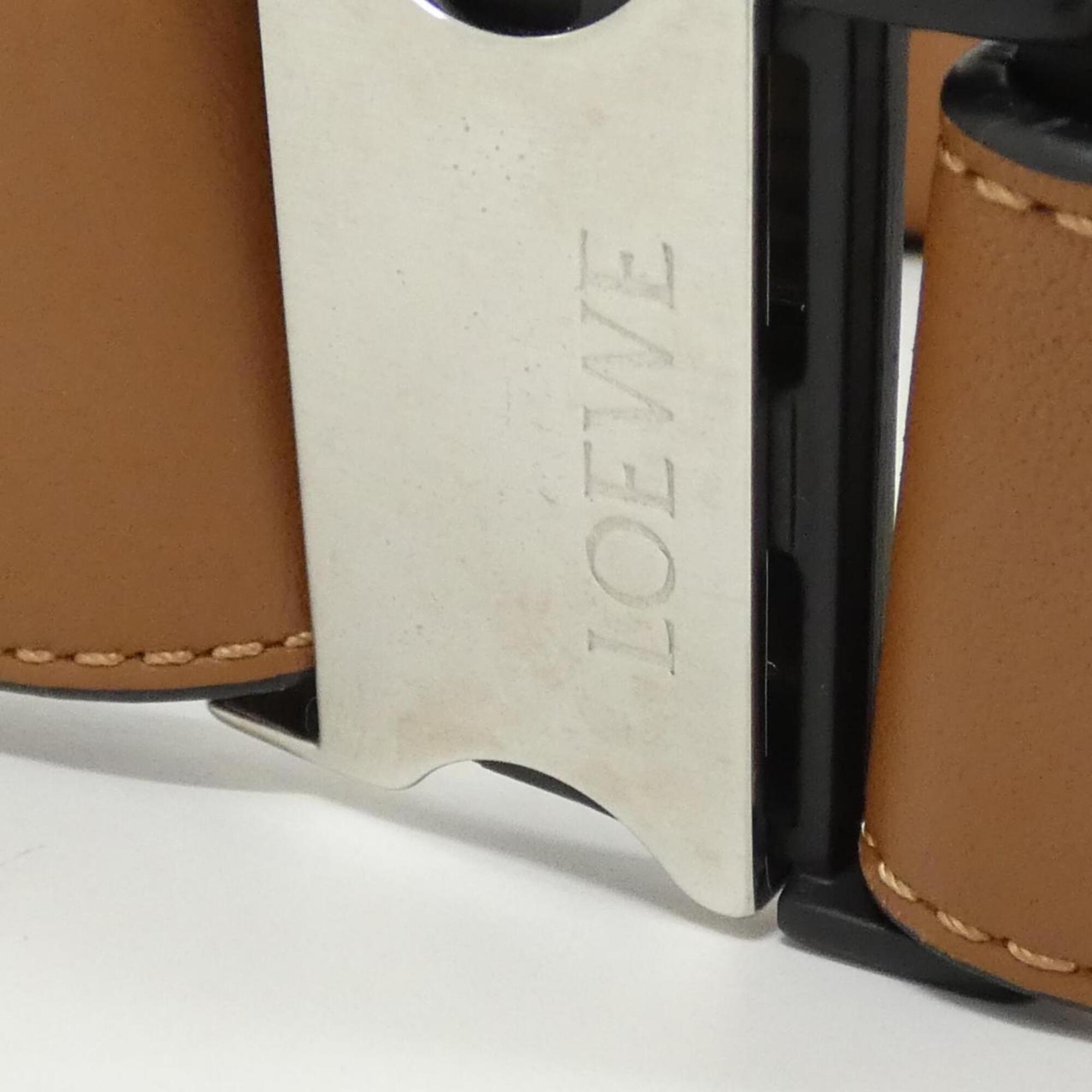 Loewe Puzzle Brown Leather Shoulder Bag (Pre-Owned)