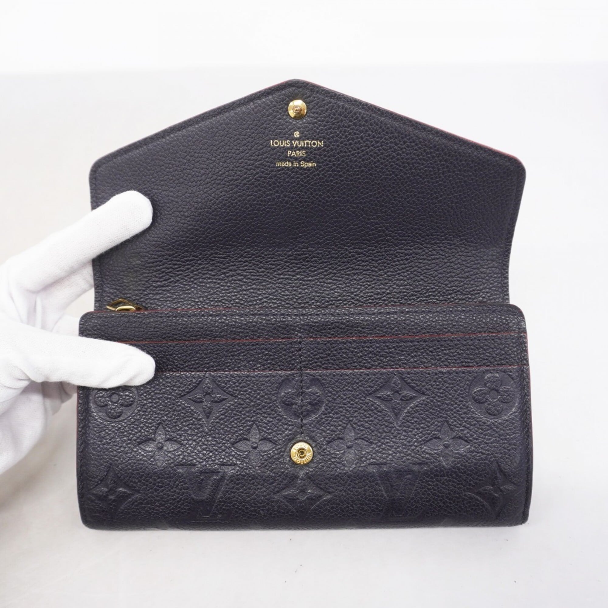 Louis Vuitton Marine Rouge Long Wallet (Bi-Fold) (Pre-Owned)