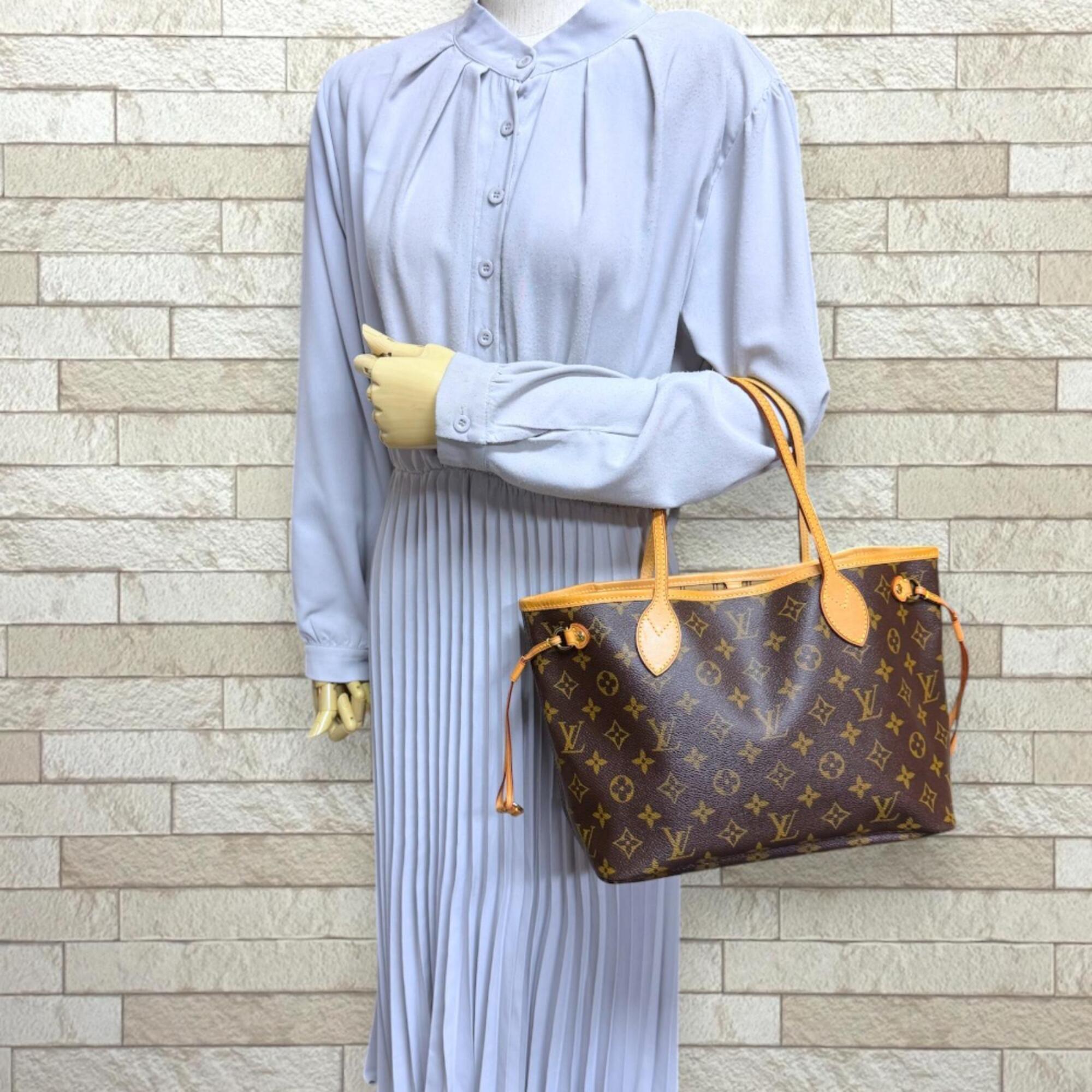 Louis Vuitton Brown Monogram Canvas Tote Bag (Pre-Owned)