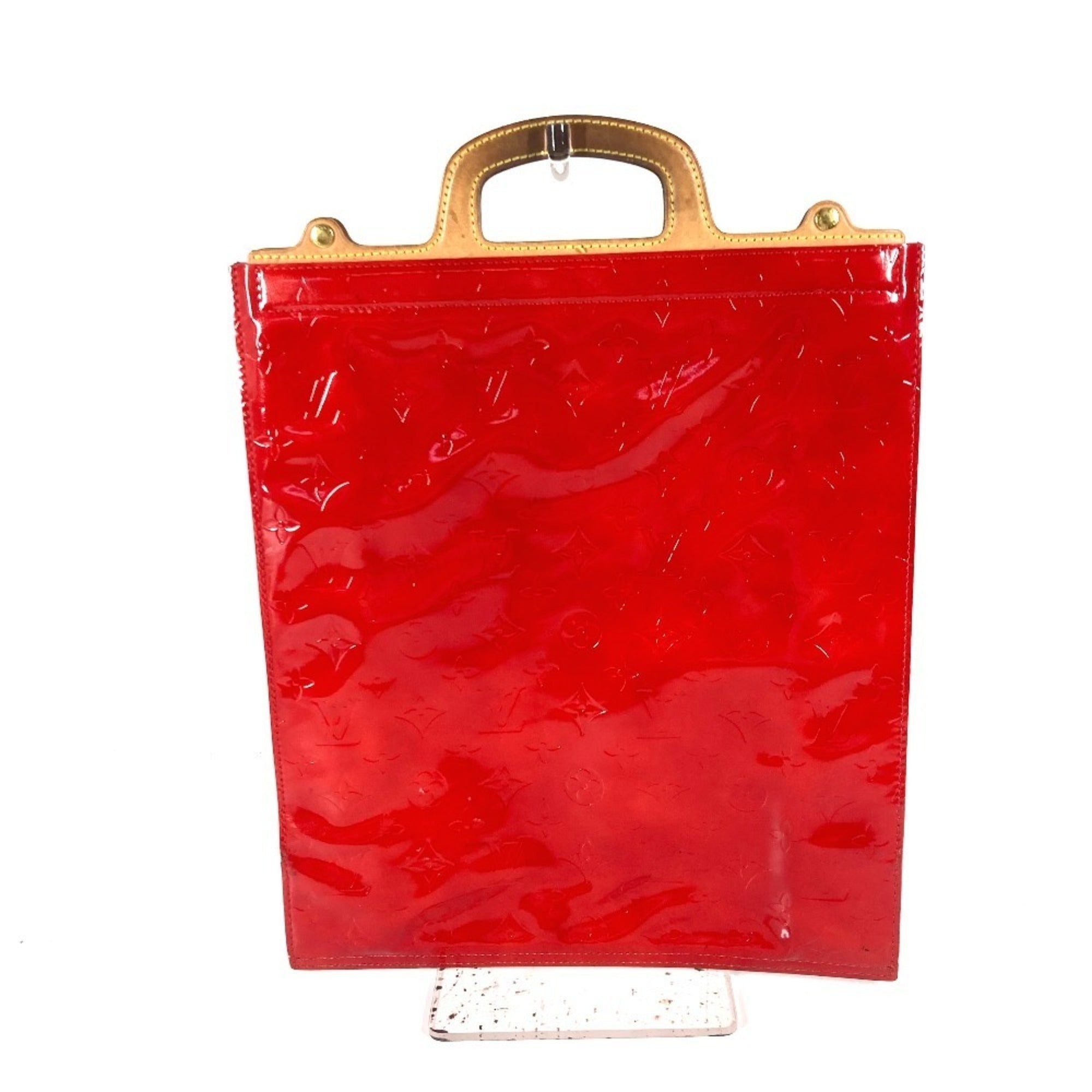 Louis Vuitton Monogram Vernis Red Color Monogram Vernis Handbag (Pre-Owned)