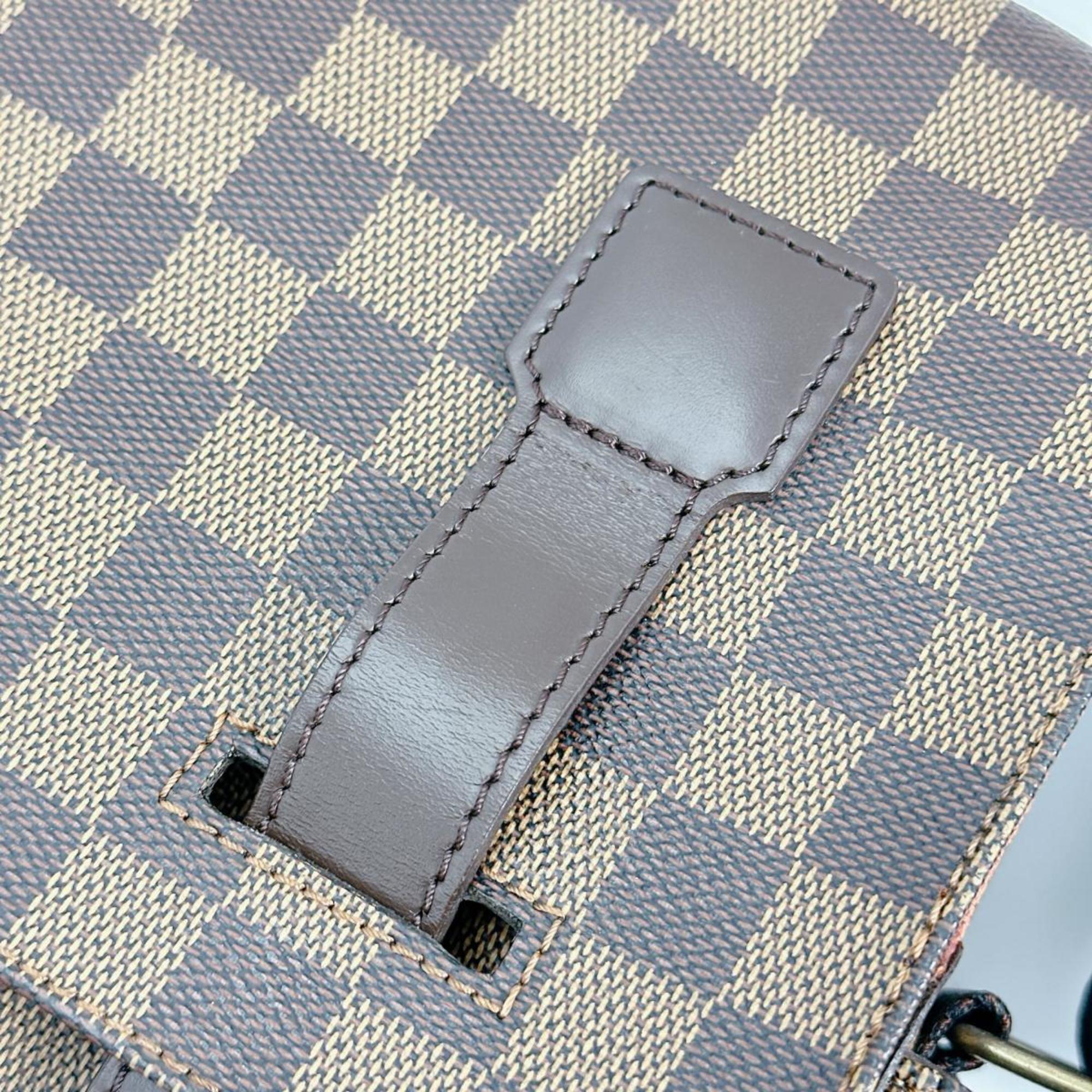 Louis Vuitton Brown Damier Canvas Shoulder Bag (Pre-Owned)