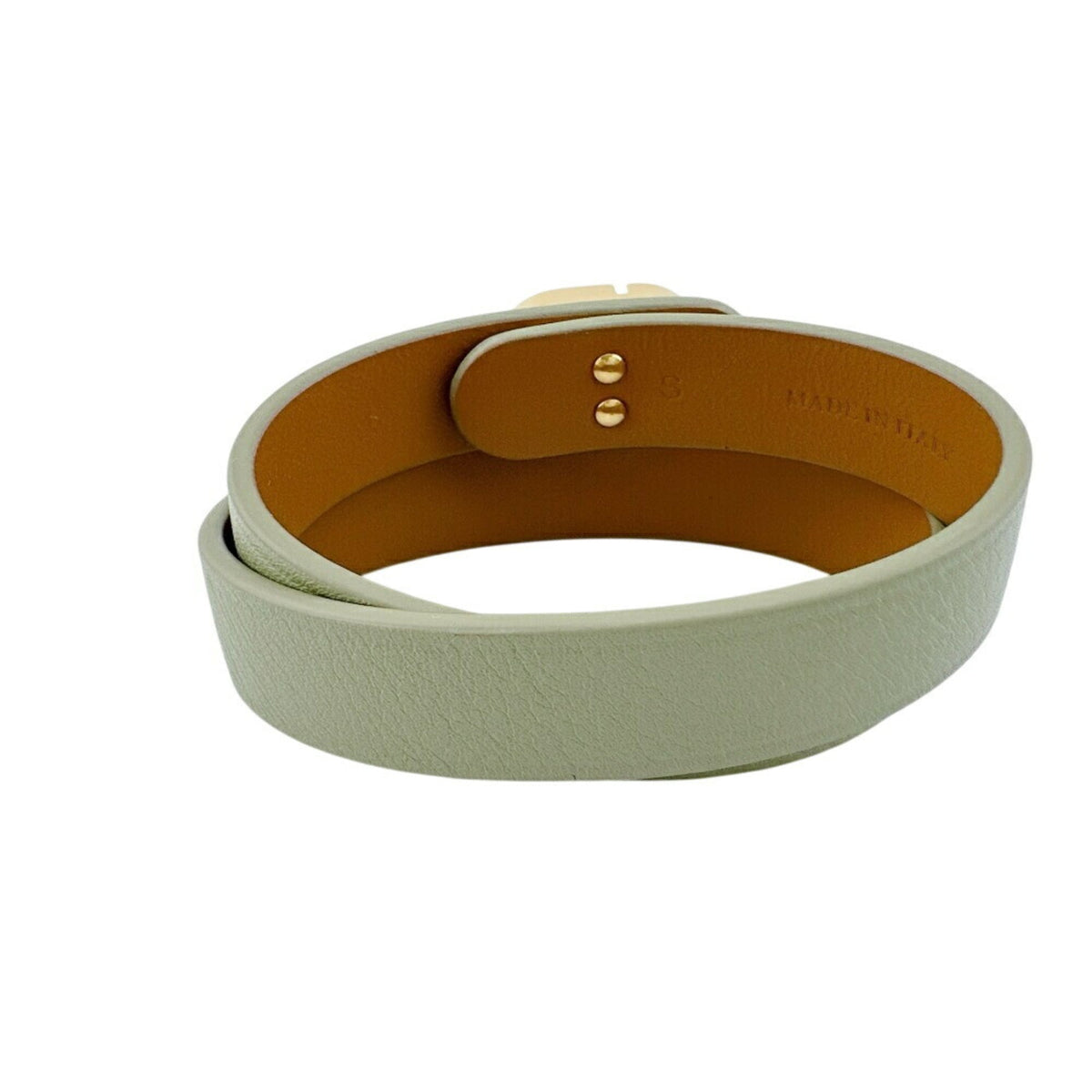 Christian Dior Green Leather Charm Bracelet (Pre-Owned)