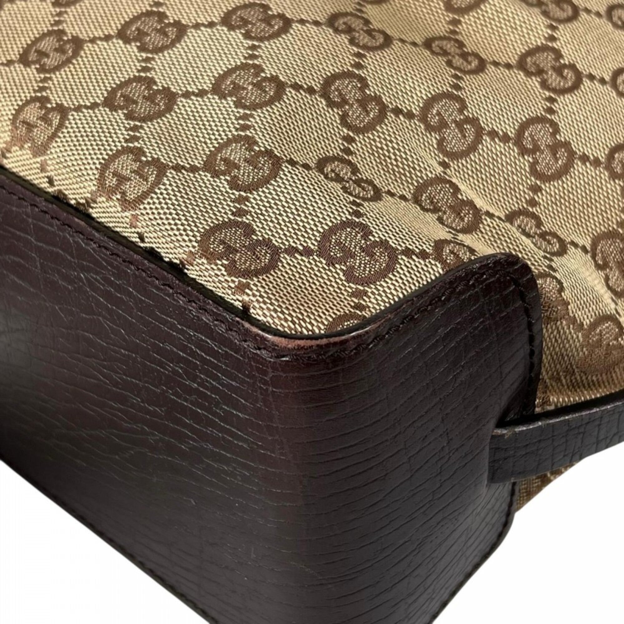 Gucci Brown Gg Canvas Handbag (Pre-Owned)