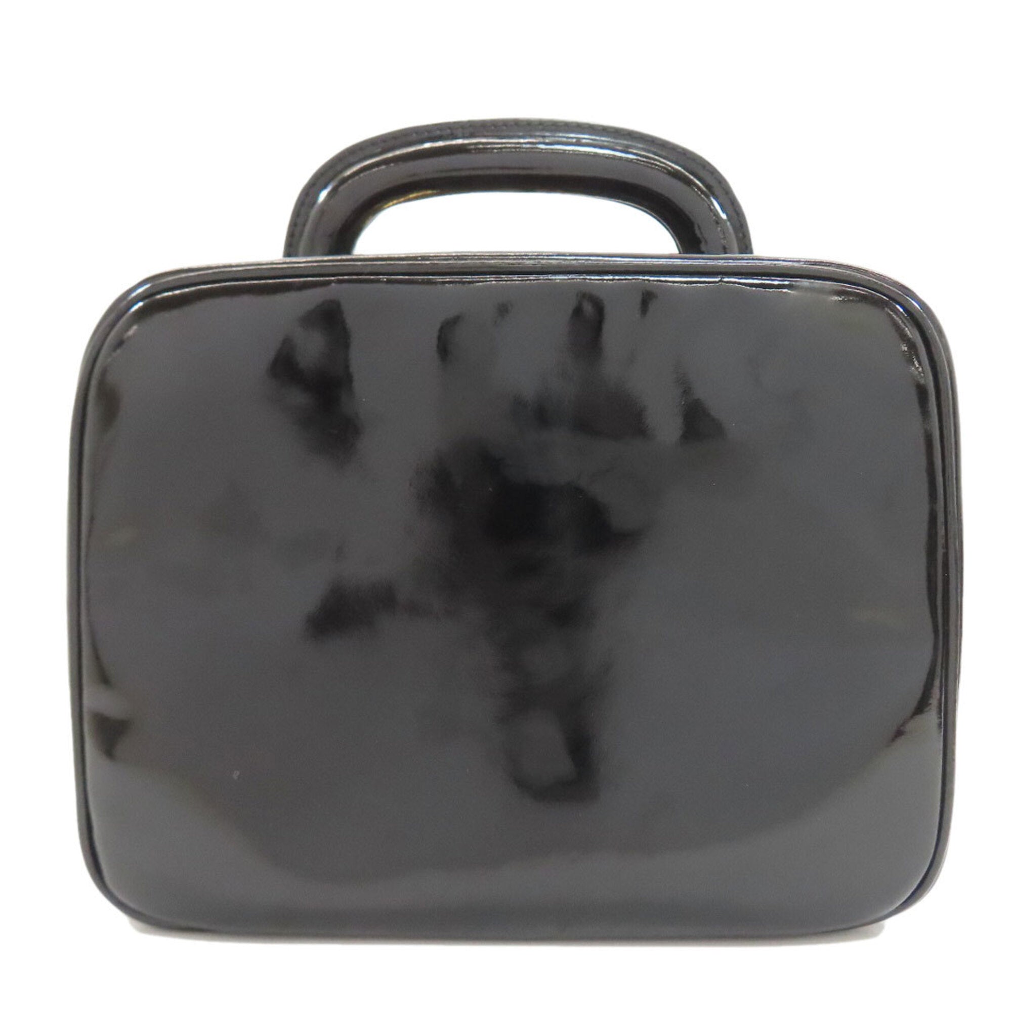 Chanel Black Patent Leather Handbag (Pre-Owned)