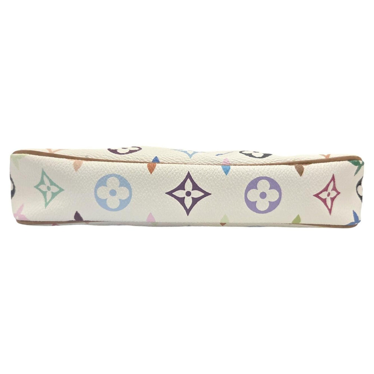 Louis Vuitton Blanc Monogram Multicolore Pochette Pouch (Pre-Owned)