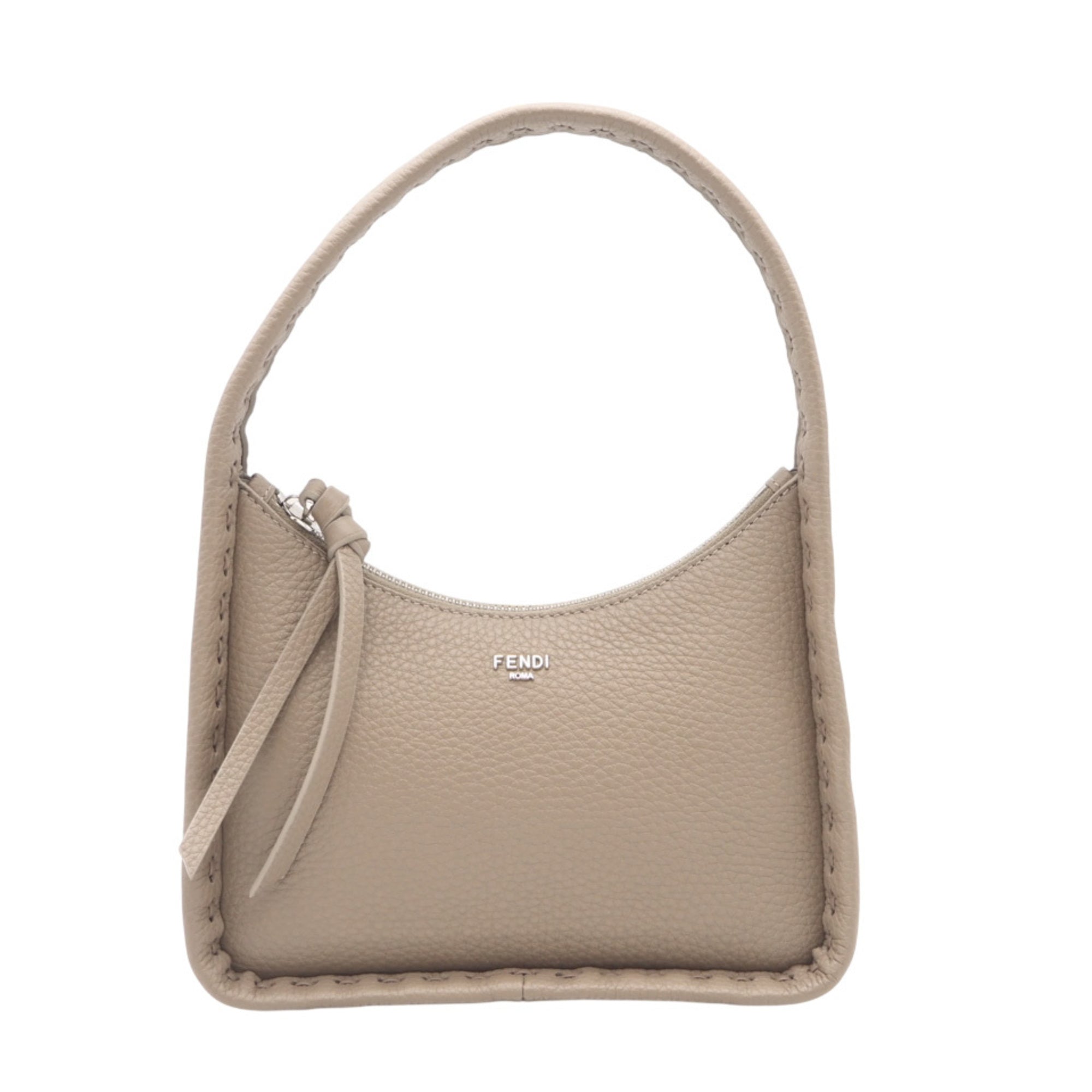 Fendi Beige Leather Handbag (Pre-Owned)