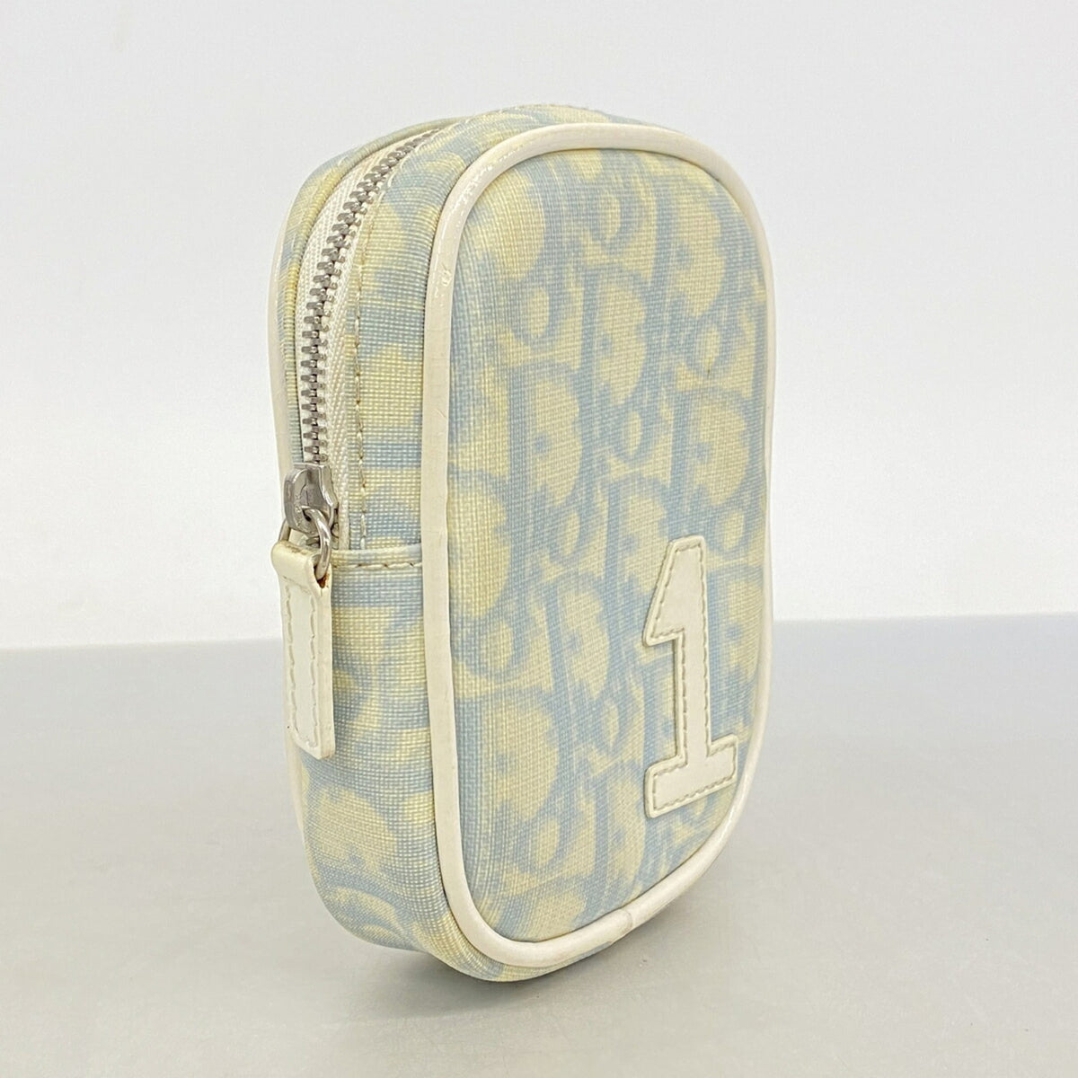 Christian Dior Light Blue Pvc Pouch (Pre-Owned)