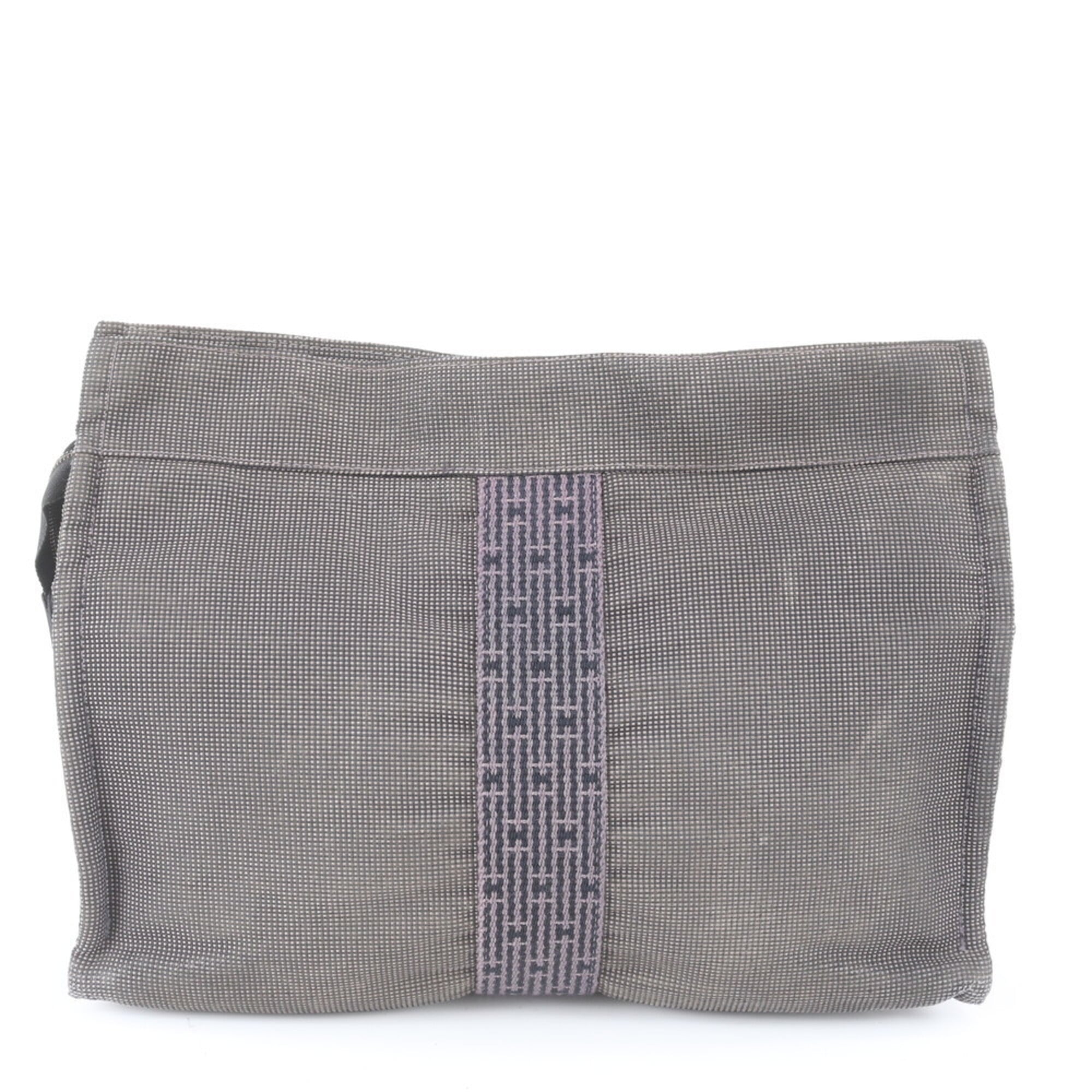 Hermes Gray Clutch Bag Pouch (Pre-Owned)