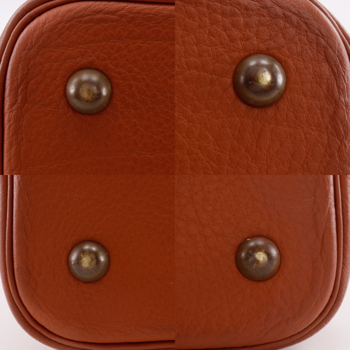 Hermes Brown Taurillon Clemence Leather Tote Bag (Pre-Owned)