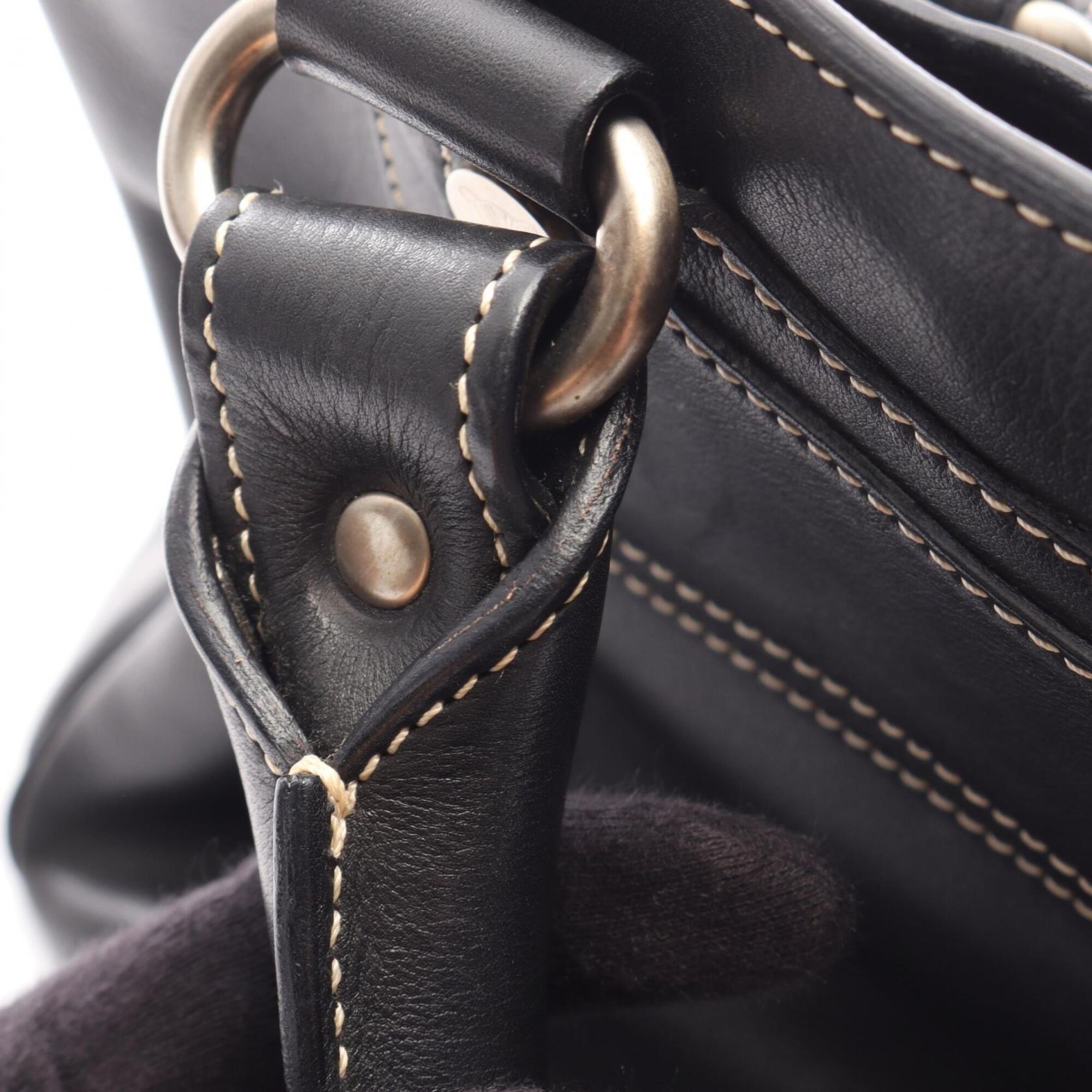 Celine Black Leather Handbag (Pre-Owned)