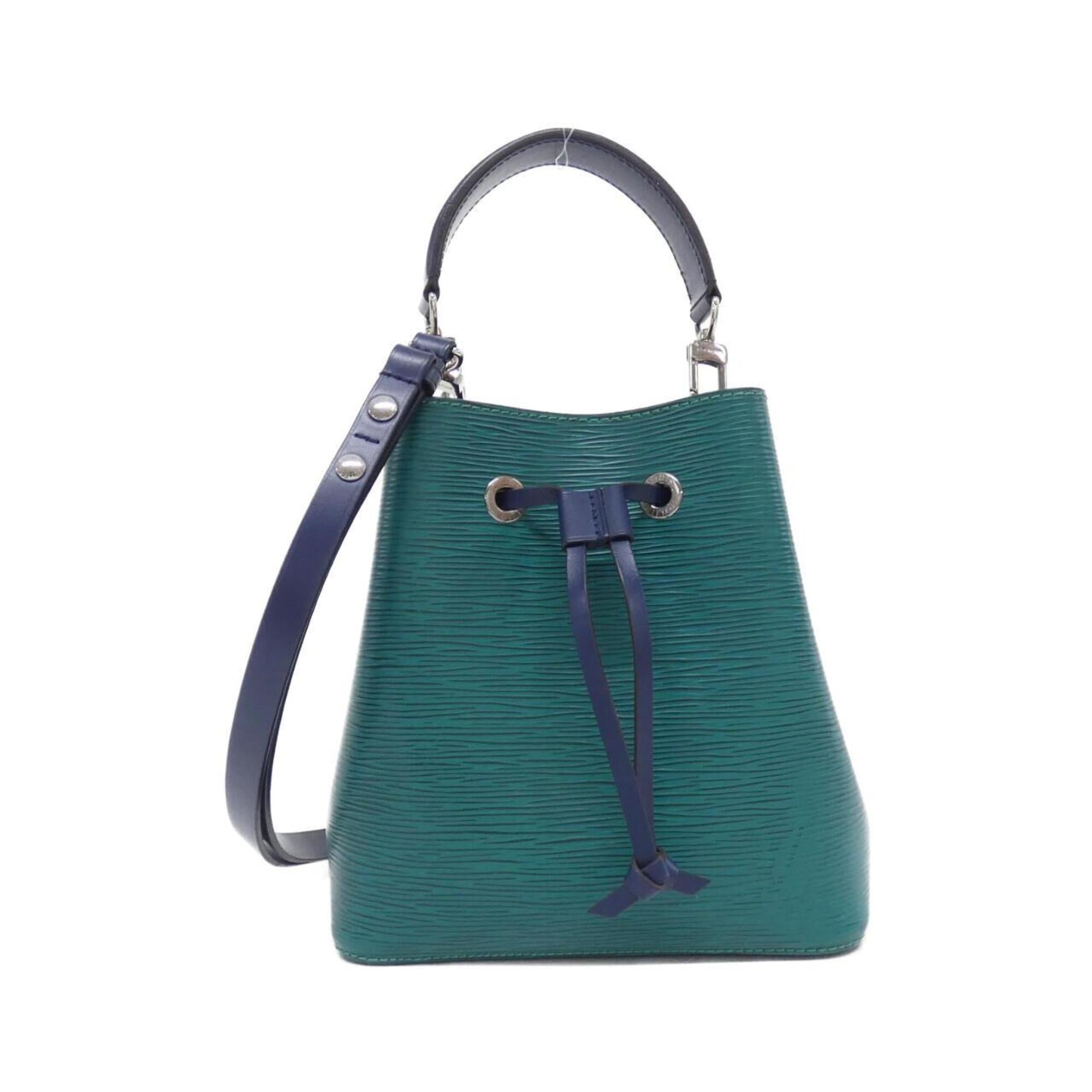 Louis Vuitton Dark Blue Green Vert Leather Shoulder Bag (Pre-Owned)