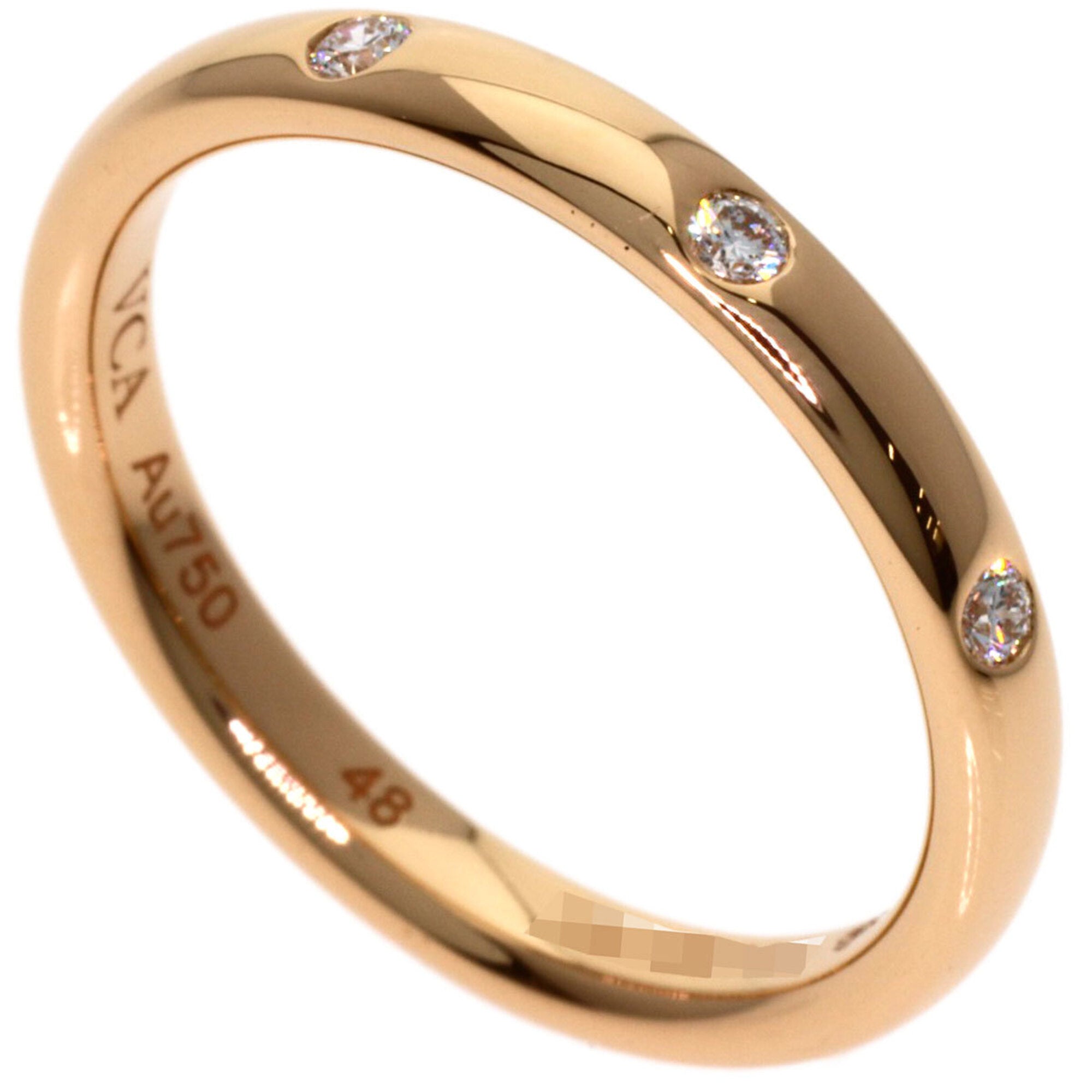 Van Cleef & Arpels Pink Gold (18K) Band Ring (Pre-Owned)