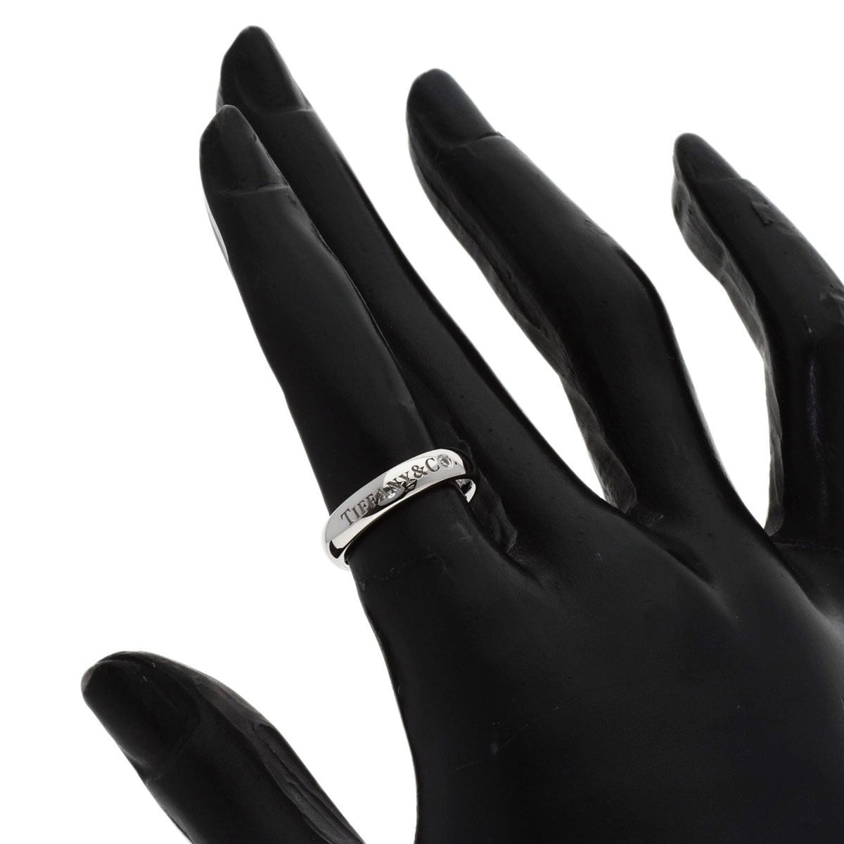Tiffany Platinum 950 Band Ring (Pre-Owned)