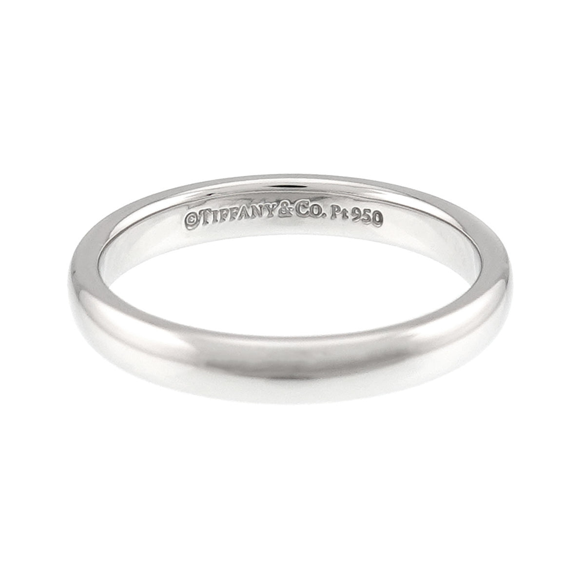 Tiffany Platinum 950 Band Ring (Pre-Owned)